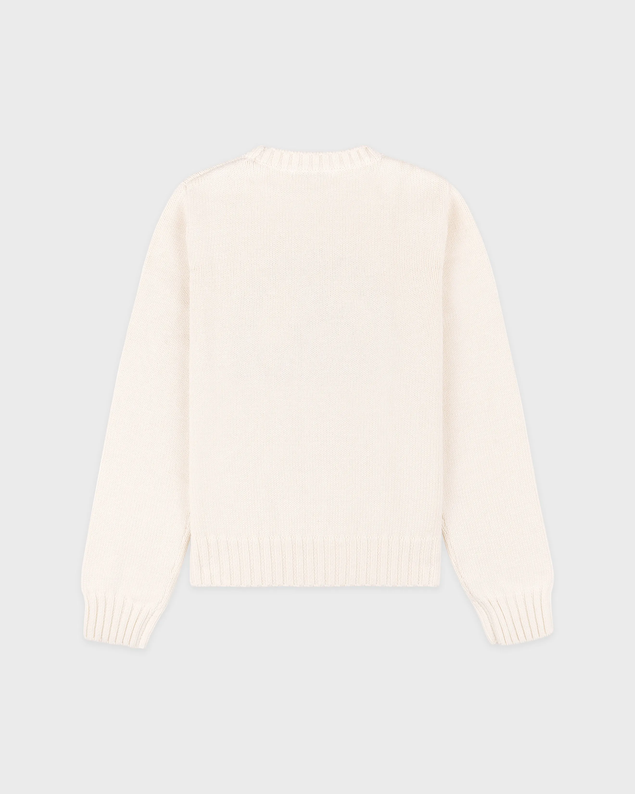 Horse Knitted Sweater - Ecru/Chocolate sold by Sporty and Rich product image thumbnail 5