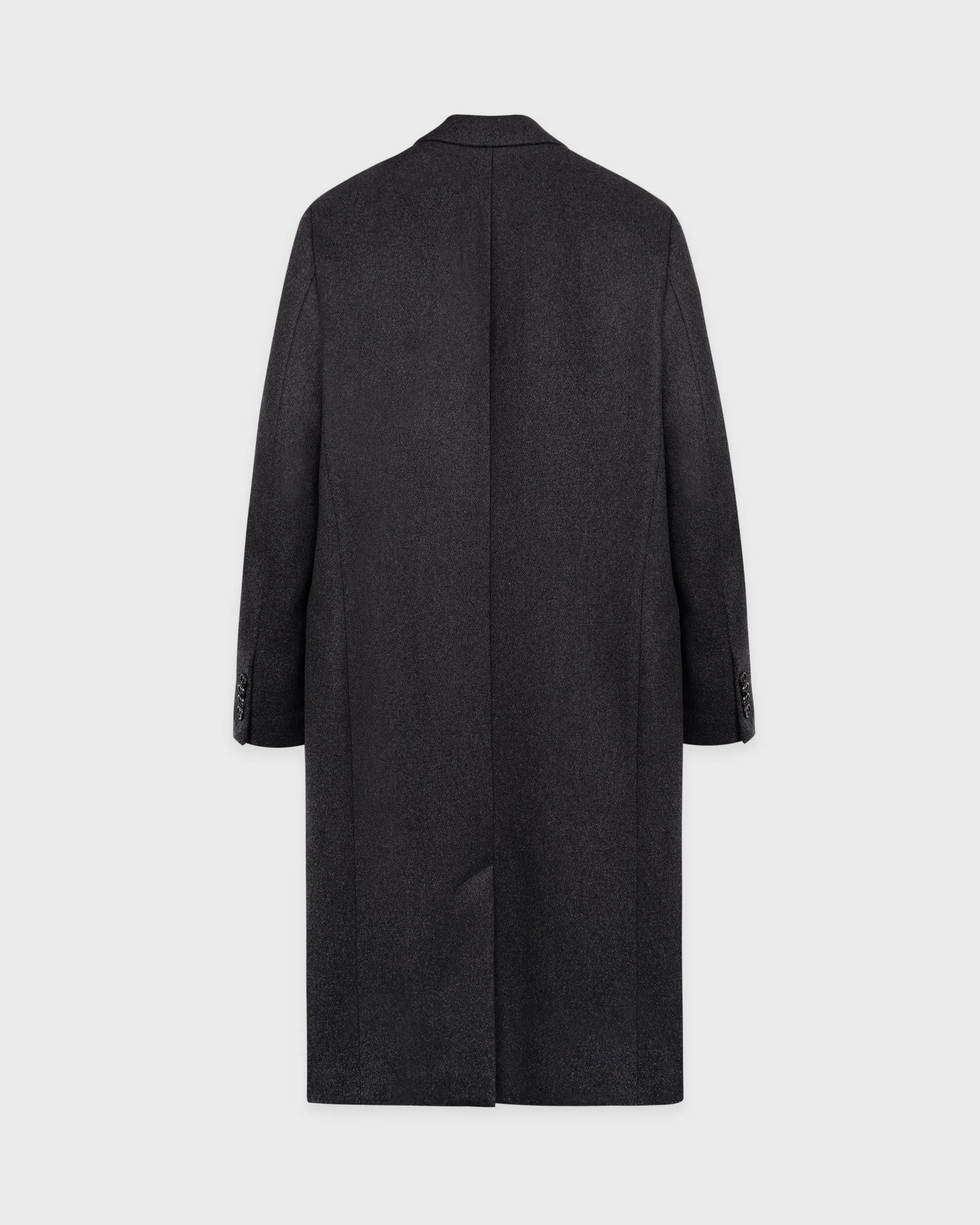 Signature Logo Structured Wool Coat - Dark Grey sold by Sporty and Rich product image thumbnail 5