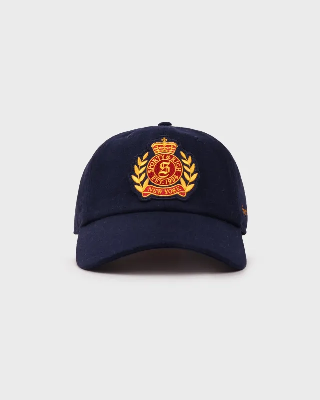 NY Crest Wool Hat - Navy sold by Sporty and Rich