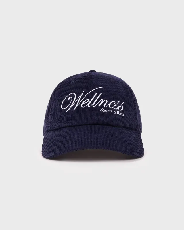 Soho Corduroy Hat - Navy/White sold by Sporty and Rich