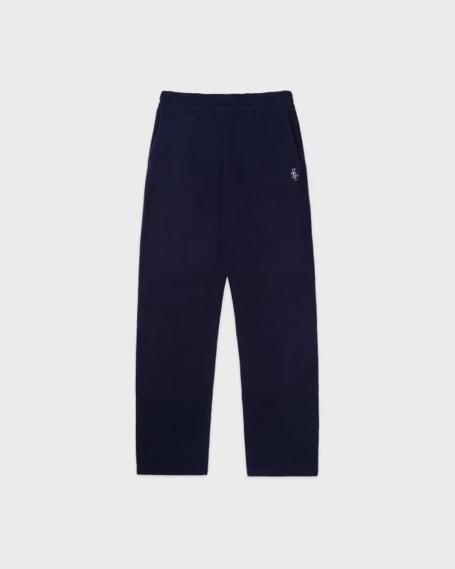 SRC Cashmere Trousers Men - Navy/White sold by Sporty and Rich