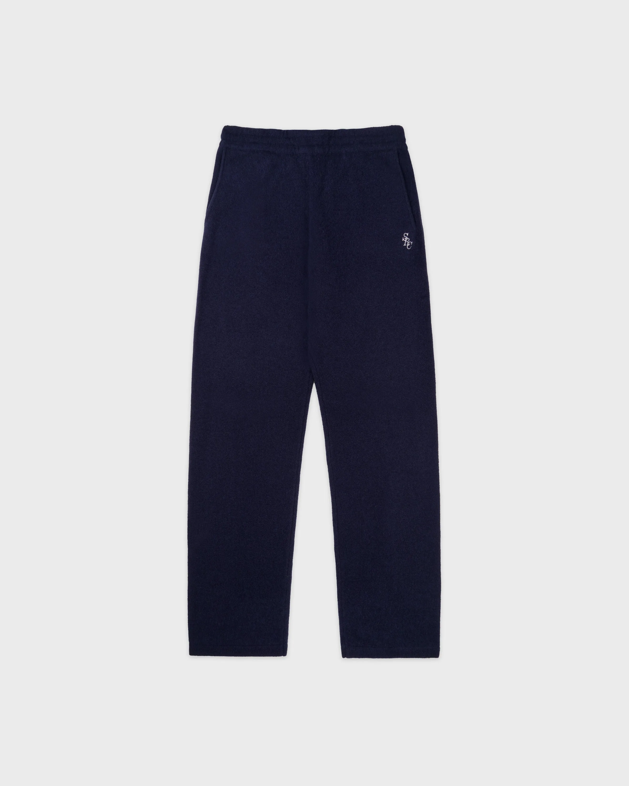 SRC Cashmere Trousers Men - Navy/White sold by Sporty and Rich