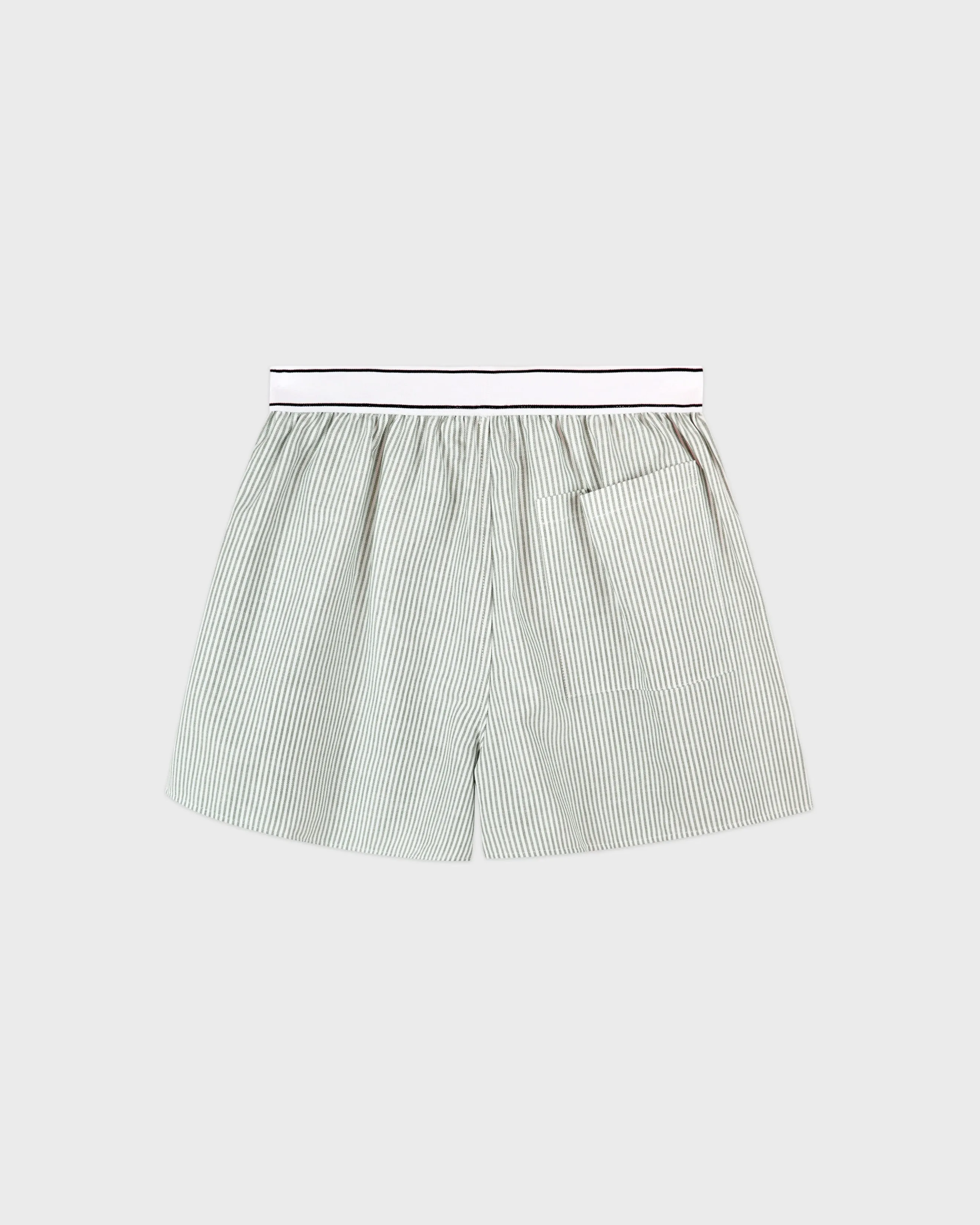 Serif Logo Oxford Boxer - Forest striped sold by Sporty and Rich product image thumbnail 2