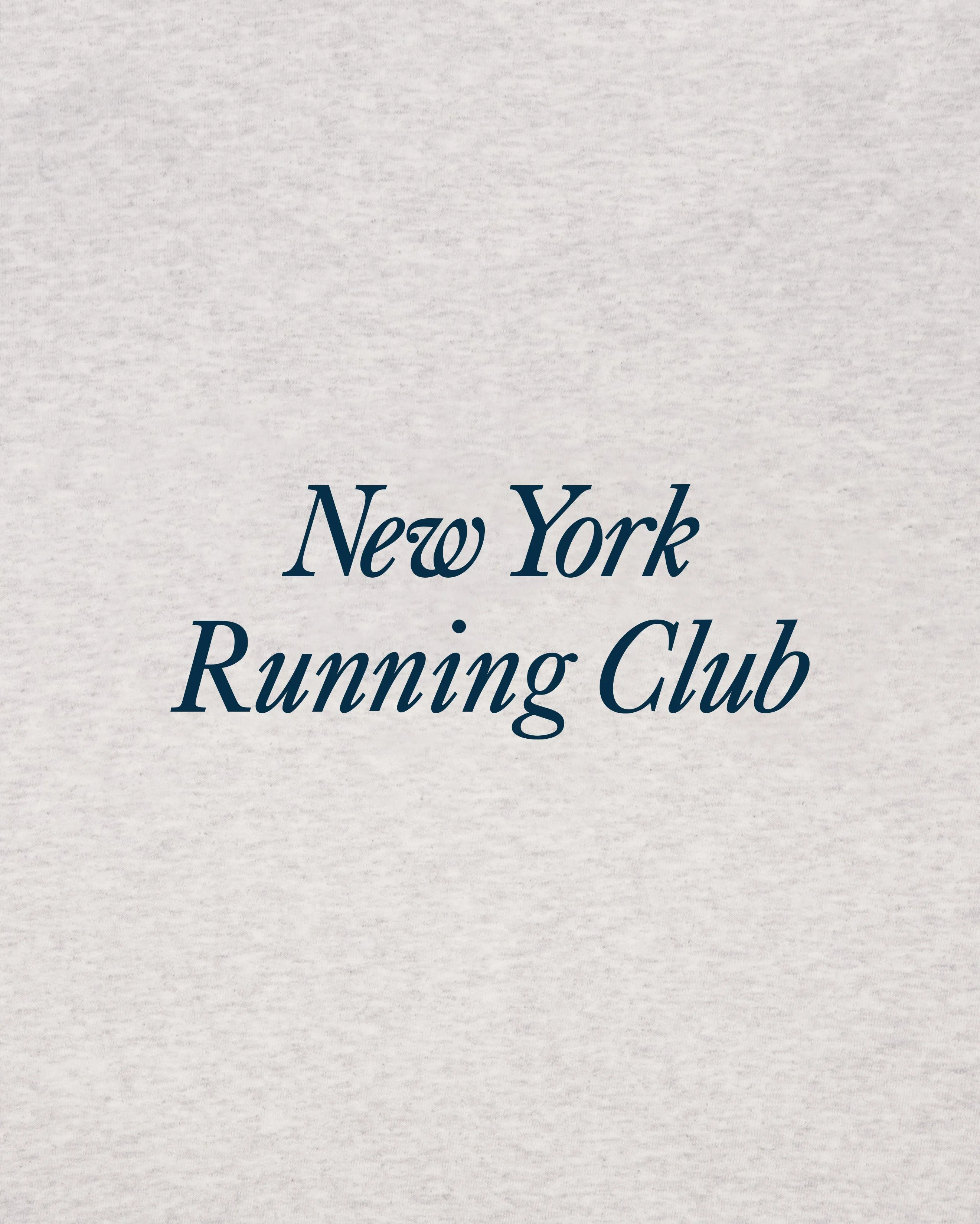 Run Club T-Shirt - Heather Gray/Navy sold by Sporty and Rich product image thumbnail 4