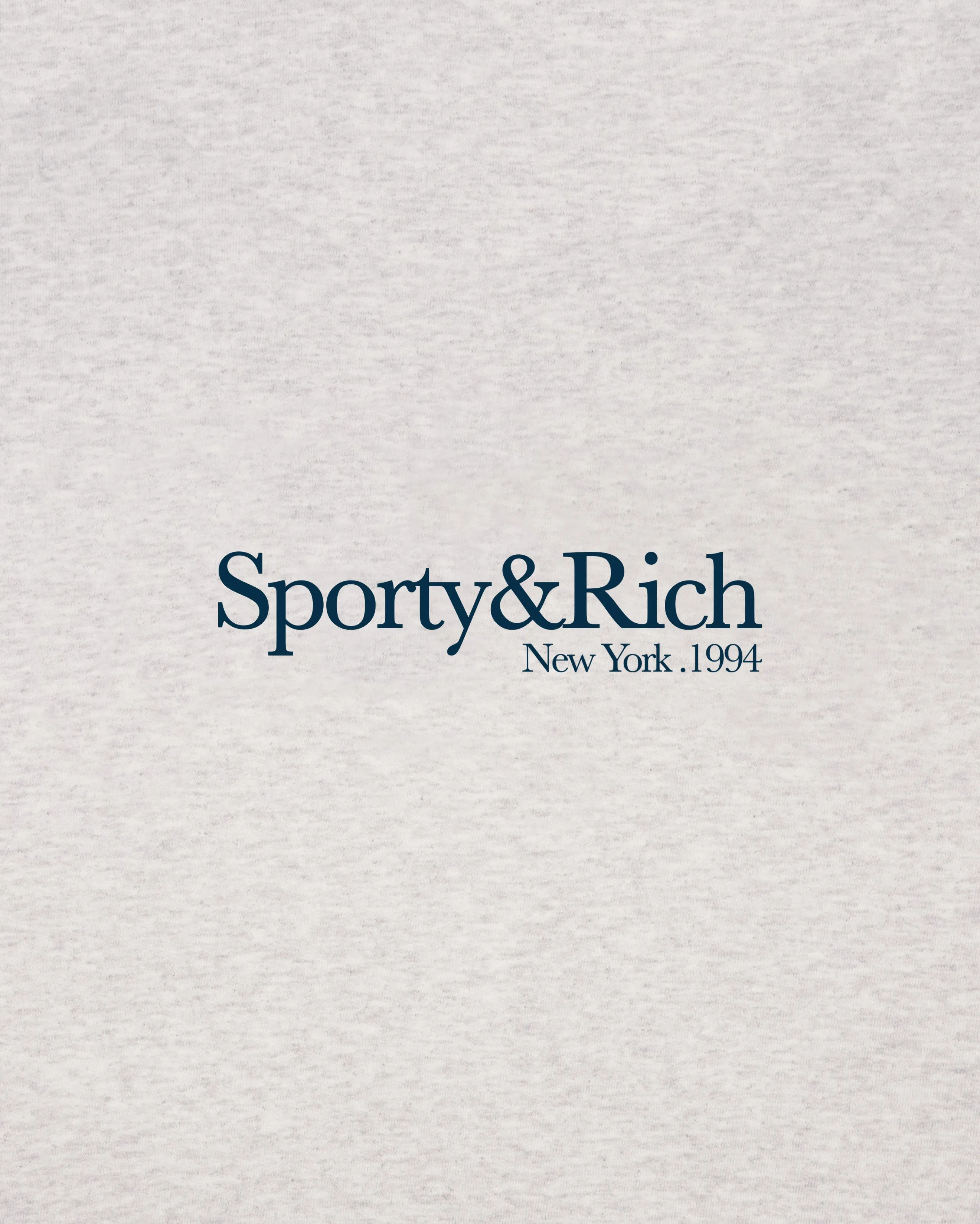 Run Club T-Shirt - Heather Gray/Navy sold by Sporty and Rich product image thumbnail 3