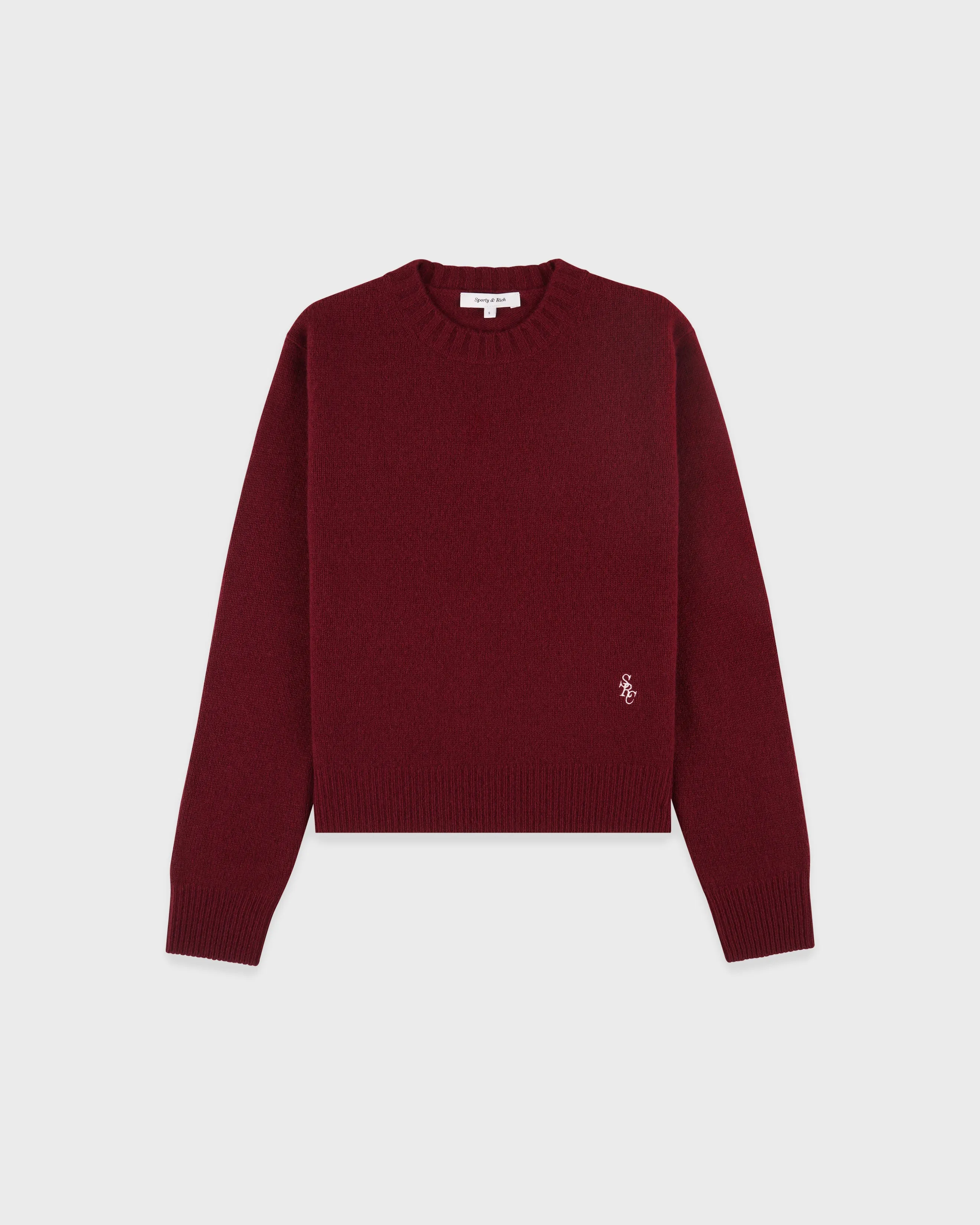 SRC Cashmere Sweater - Merlot sold by Sporty and Rich