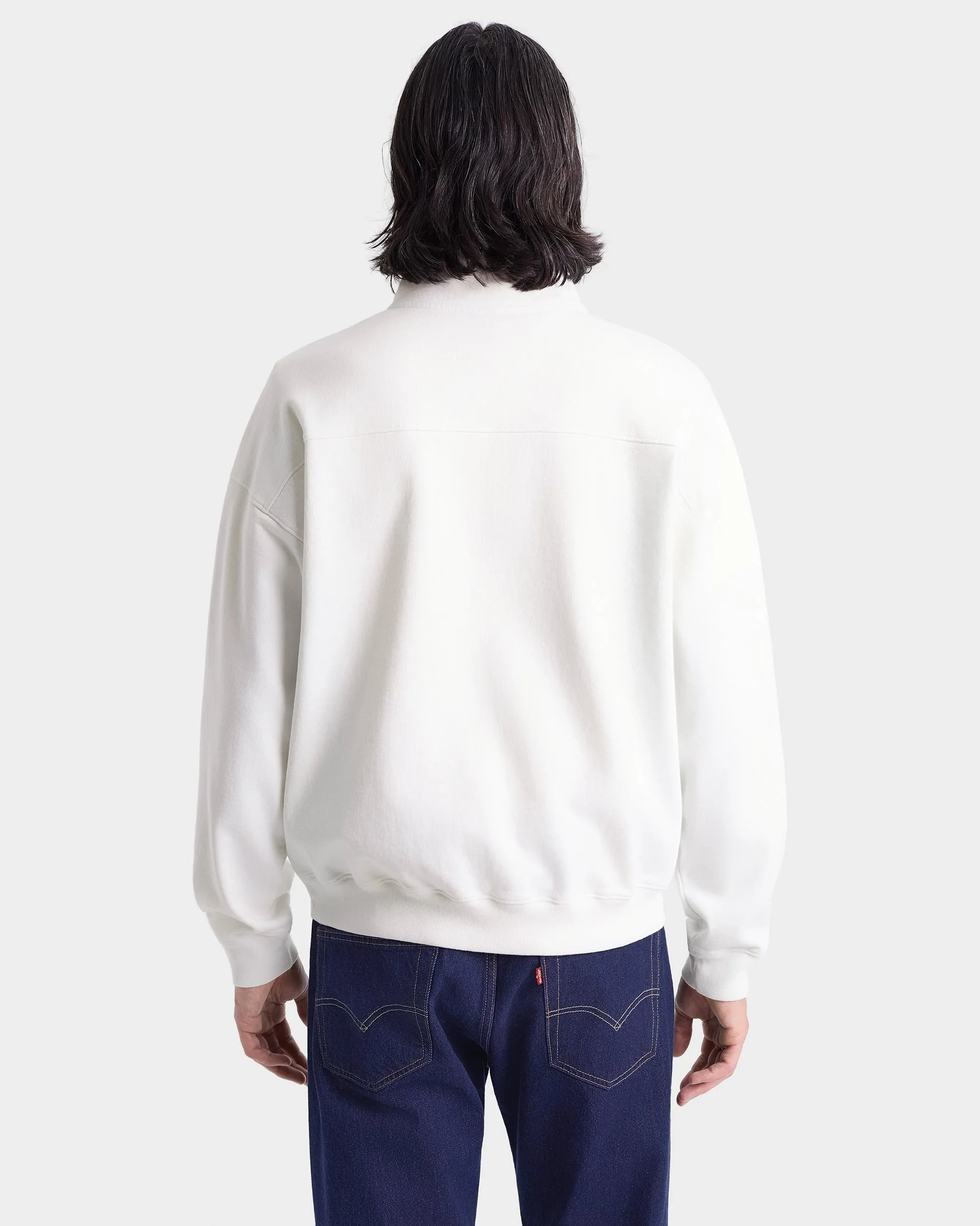 NY Crest Embroidered Quarter zip Men - White sold by Sporty and Rich product image thumbnail 5