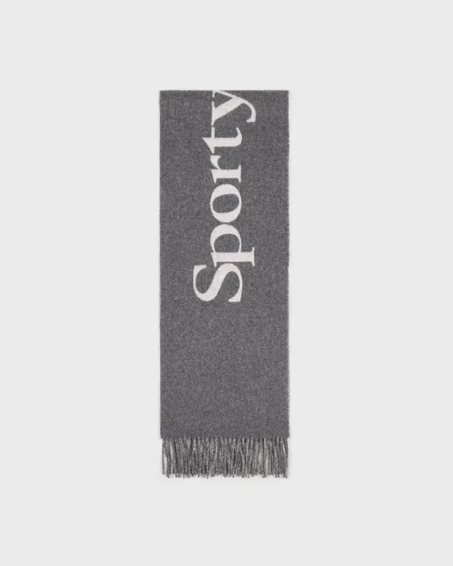 Big Serif Scarf - Gray sold by Sporty and Rich