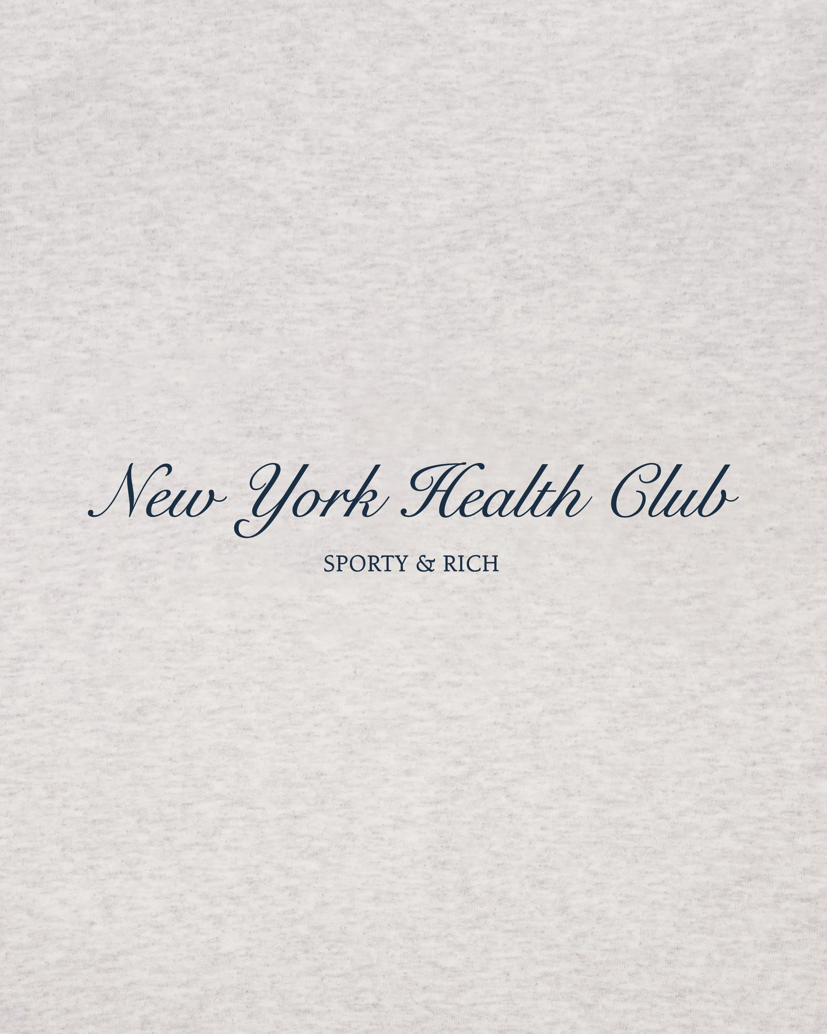 NY Health Club Crewneck - Heather Gray sold by Sporty and Rich product image thumbnail 3