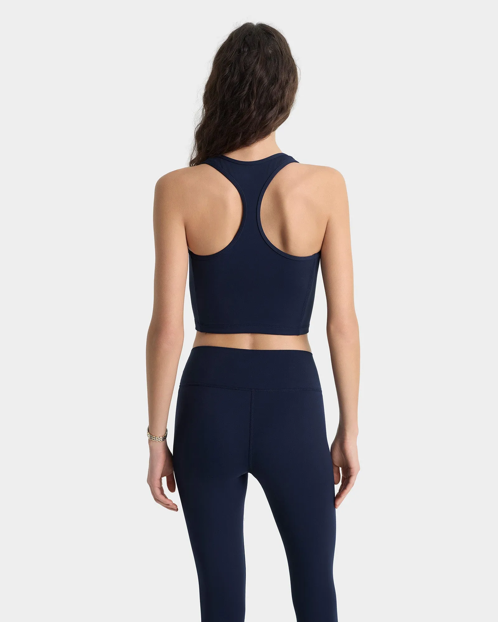 Serif Logo Sports Tank - Navy/White sold by Sporty and Rich product image thumbnail 5