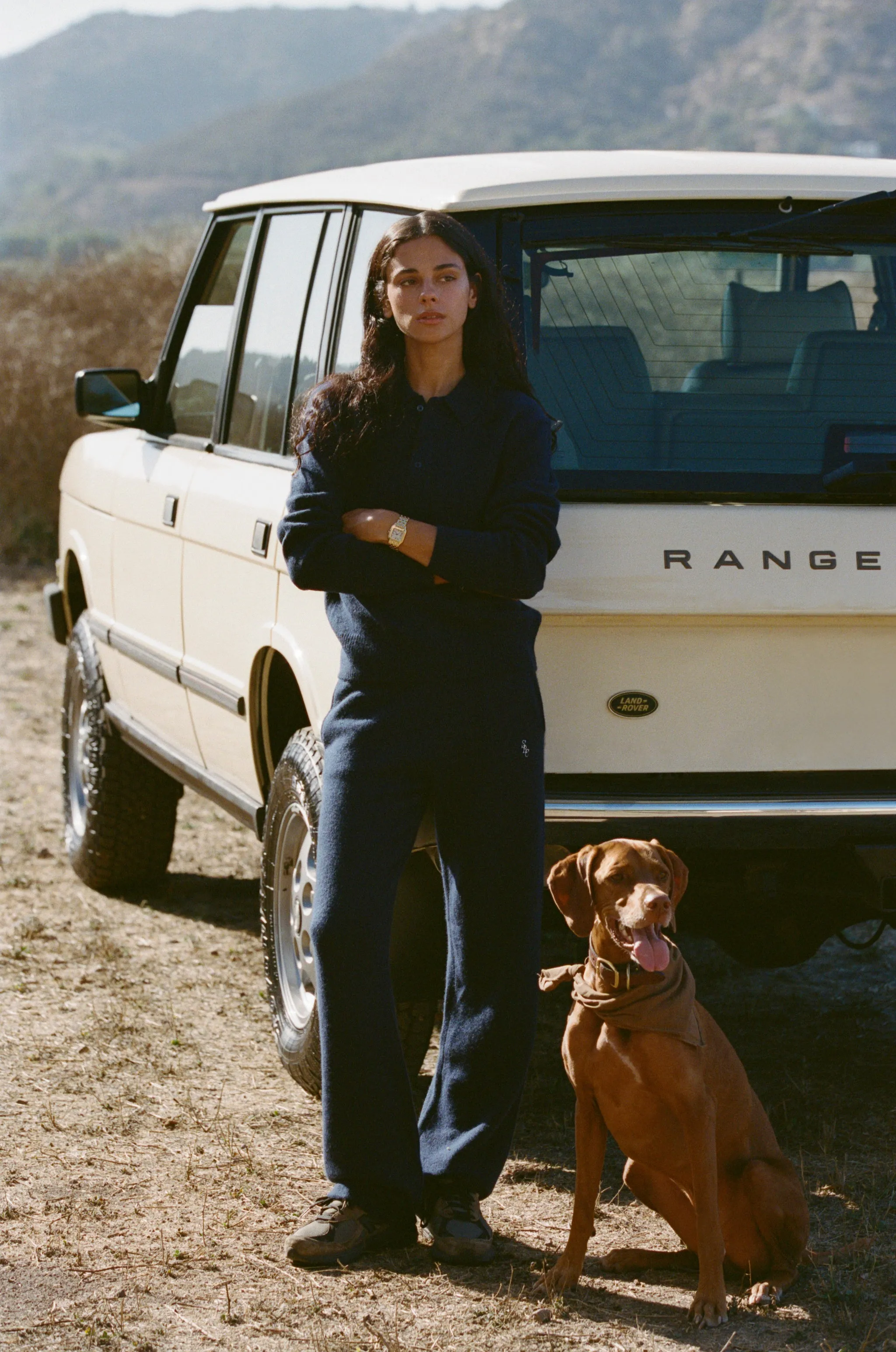 SRC Cashmere Polo - Navy sold by Sporty and Rich product image thumbnail 2
