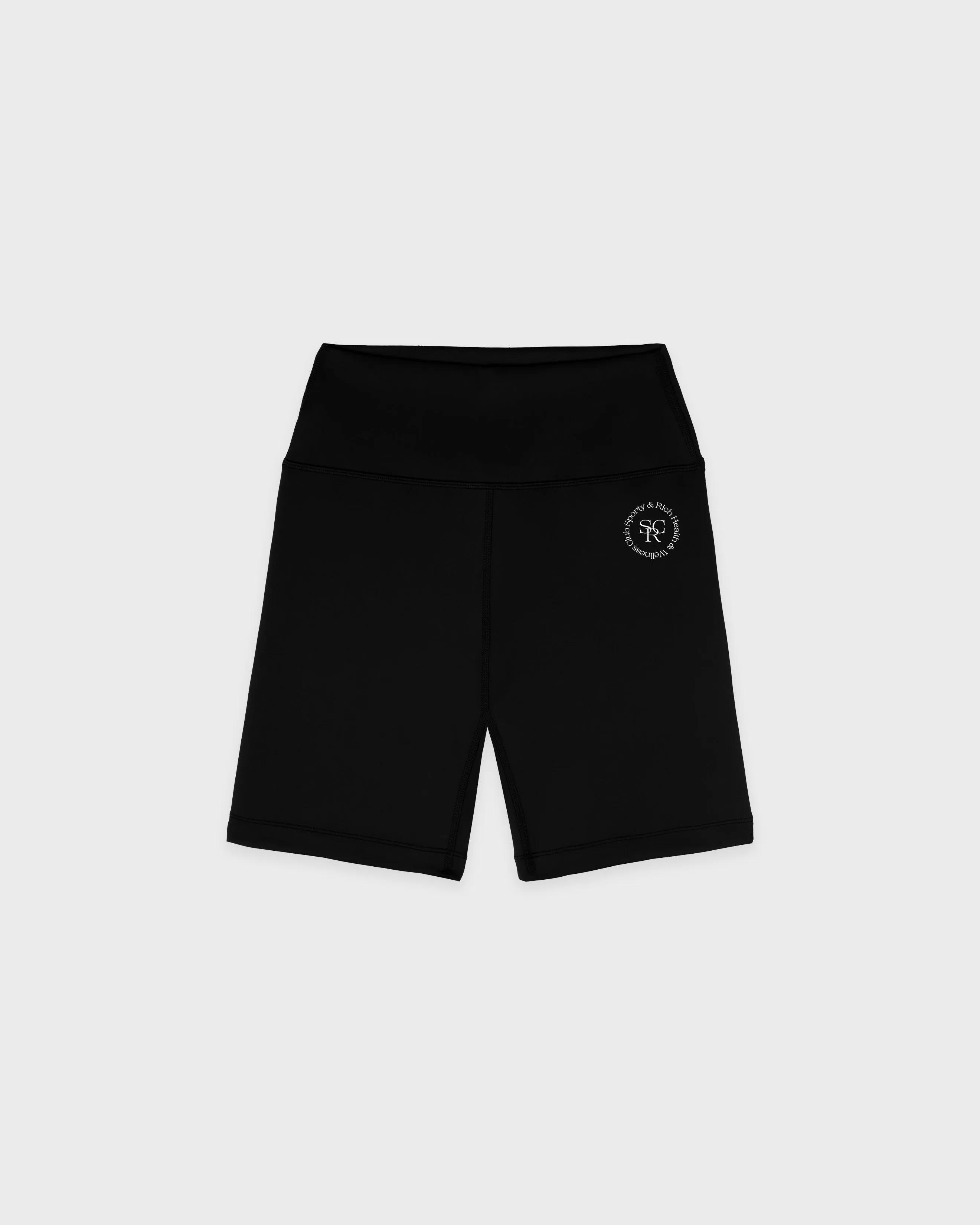 SRHWC Biker Short - Black/White sold by Sporty and Rich
