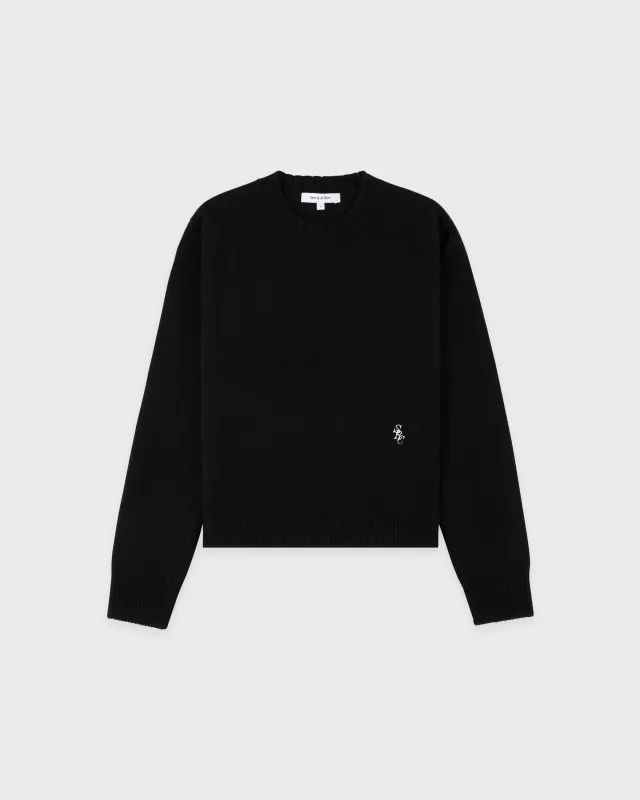 SRC Cashmere Sweater - Black/White sold by Sporty and Rich