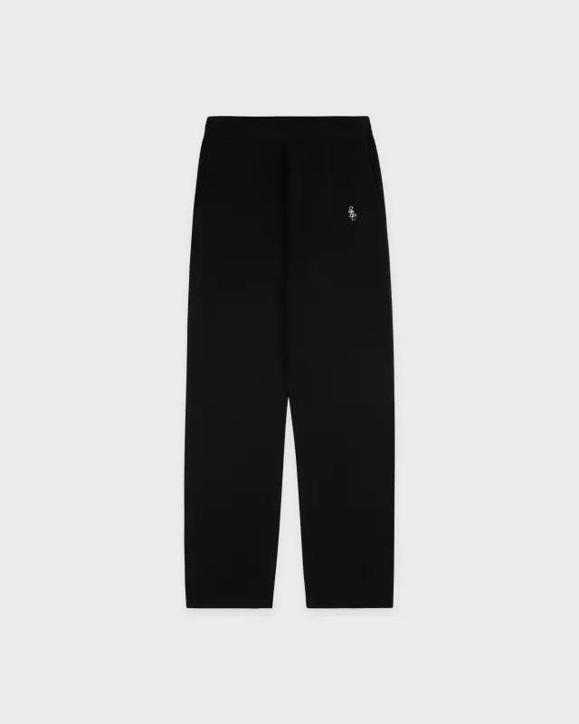 SRC Cashmere Trousers - Black/White sold by Sporty and Rich