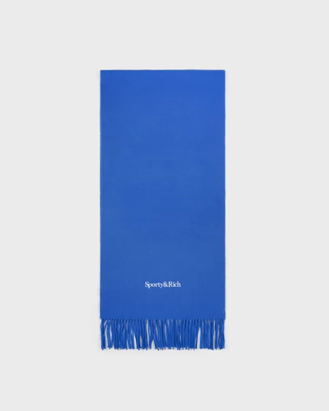 Serif Logo Scarf - Azure sold by Sporty and Rich