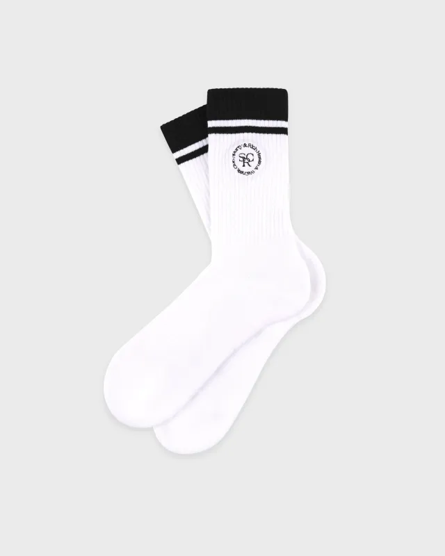 SRHWC Socks - White/Black sold by Sporty and Rich