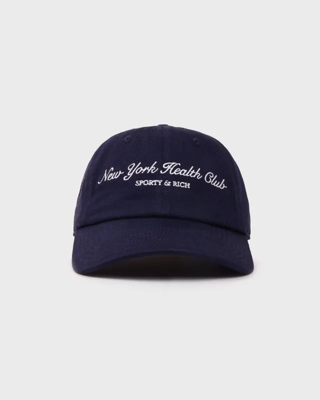 NY Health Club Hat - Navy sold by Sporty and Rich