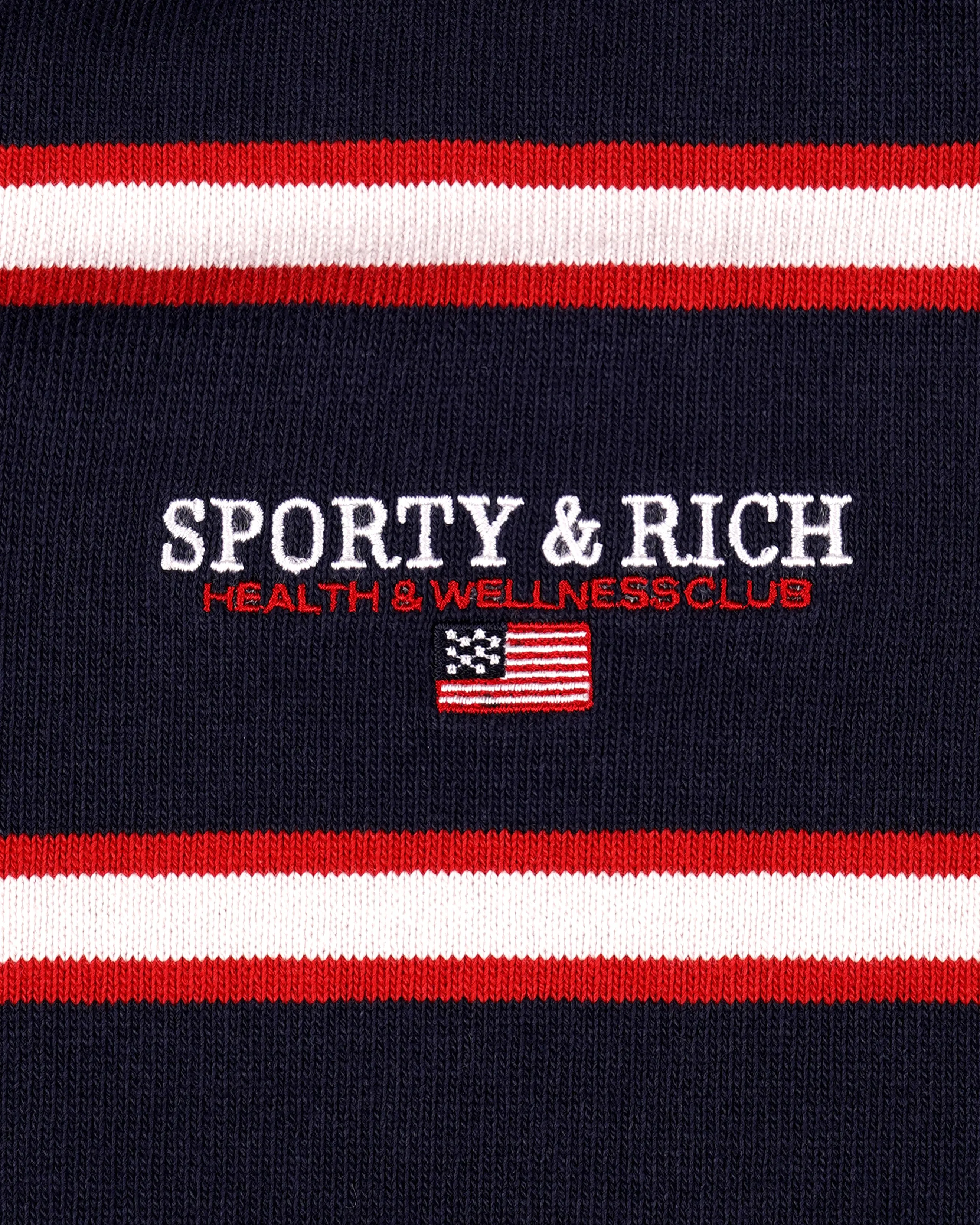 S&R Nautical Rugby Polo - Navy/White/Ruby sold by Sporty and Rich product image thumbnail 5