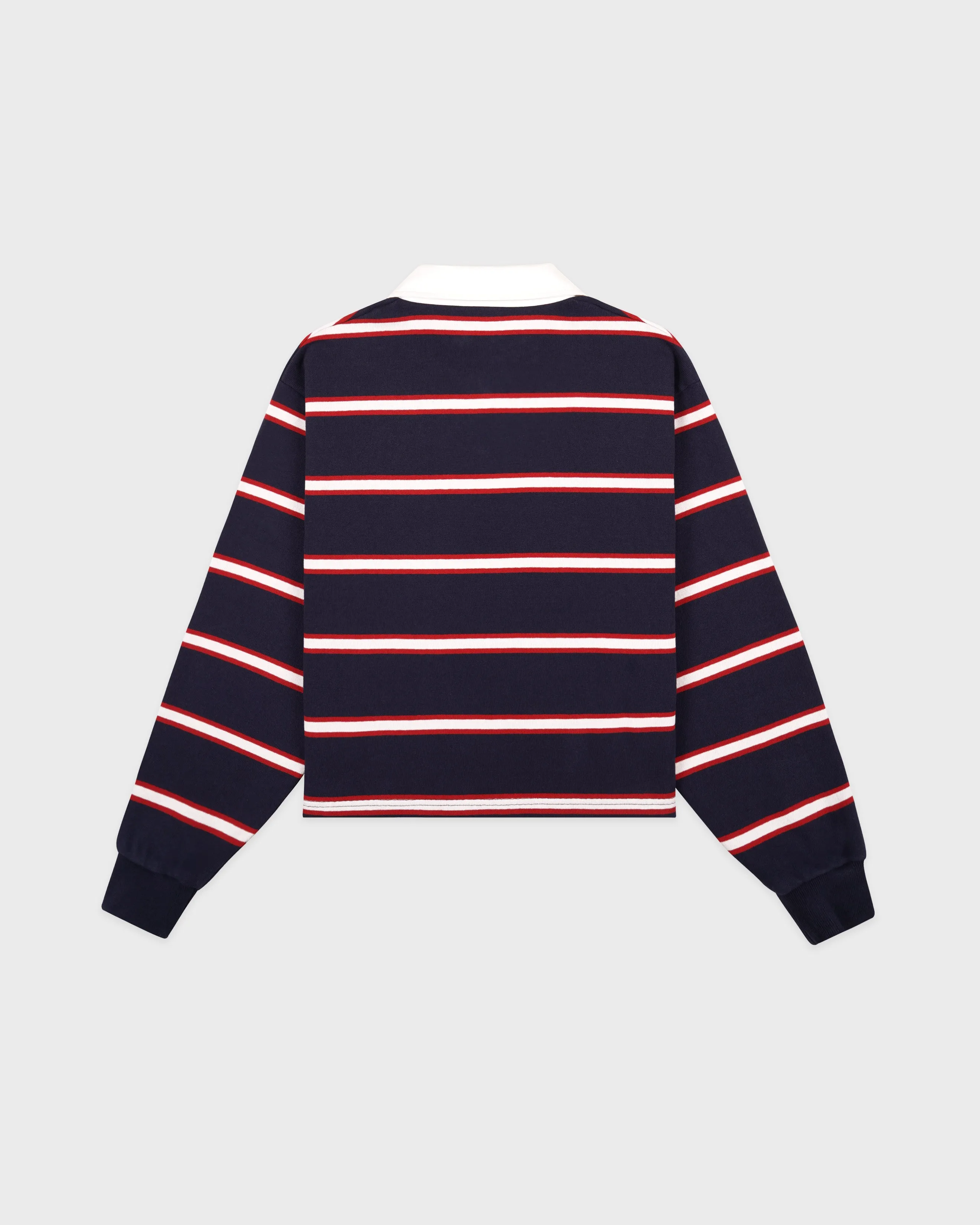 S&R Nautical Rugby Polo - Navy/White/Ruby sold by Sporty and Rich product image thumbnail 4