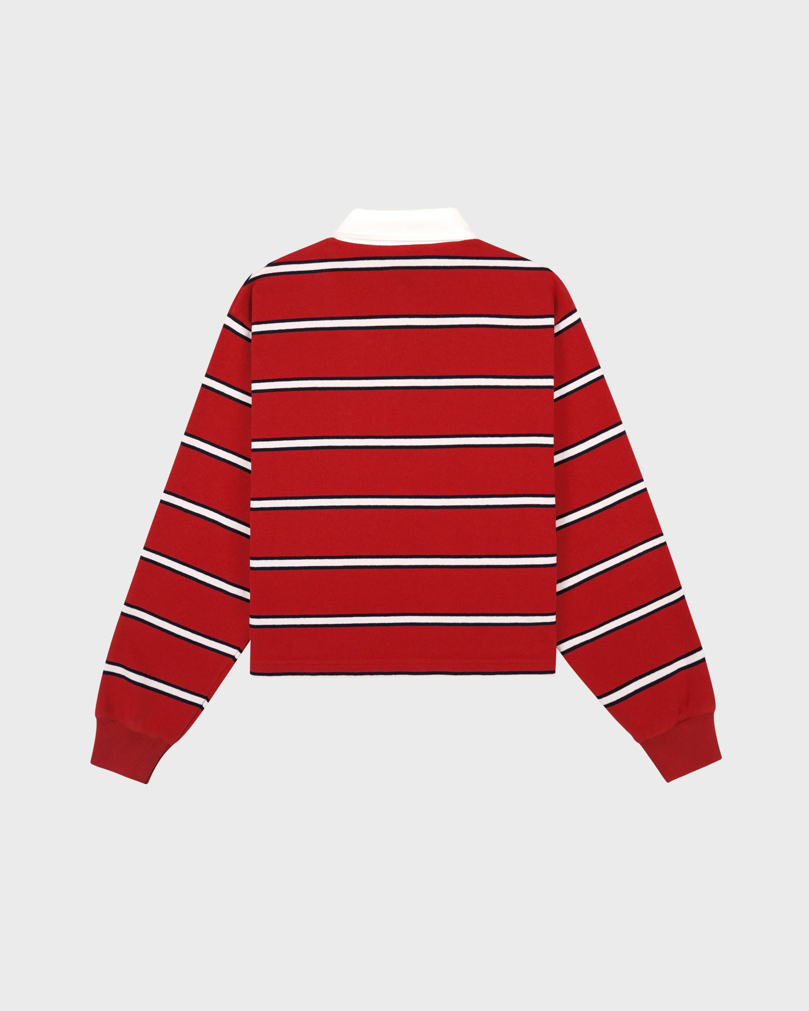 S&R Nautical Rugby Polo - Ruby/Navy/White sold by Sporty and Rich product image thumbnail 4