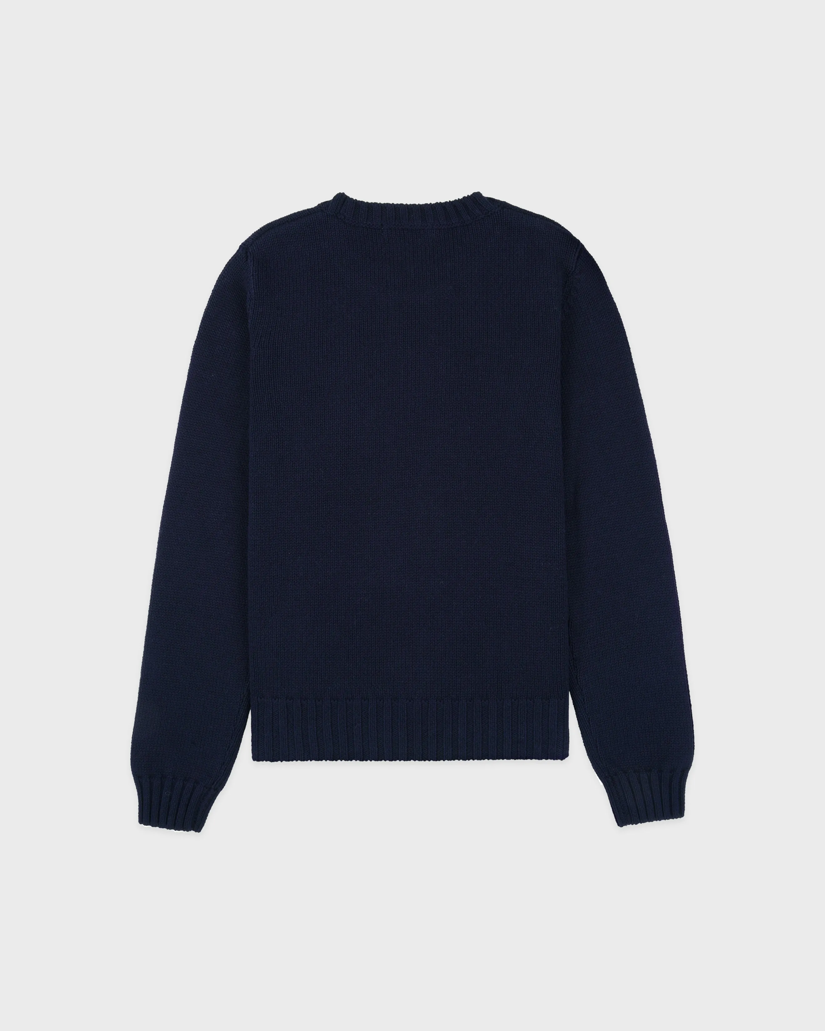 S&R Nautical Knitted Sweater - Navy sold by Sporty and Rich product image thumbnail 3