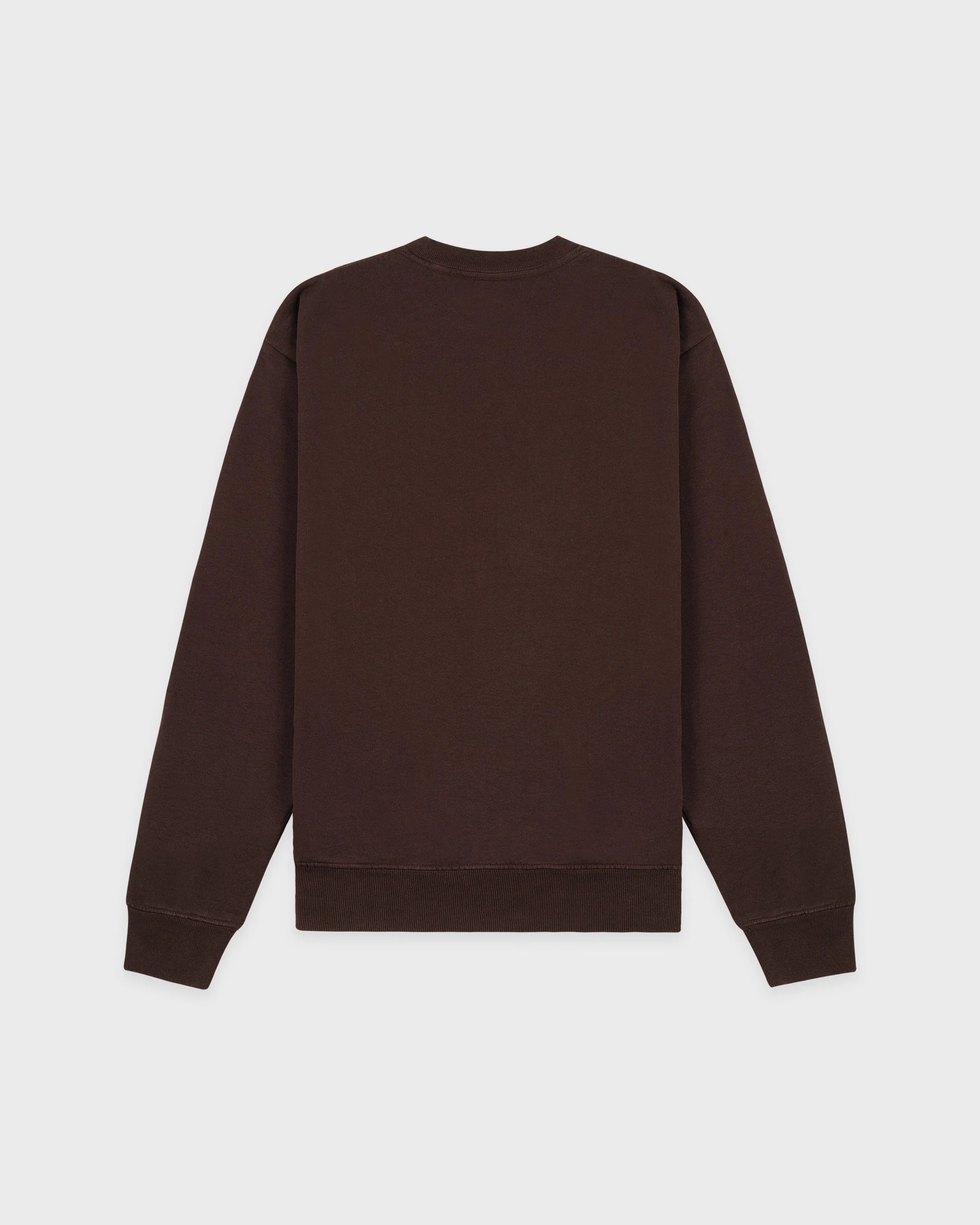 H&W Crest Crewneck - Chocolate/Ecru sold by Sporty and Rich product image thumbnail 2
