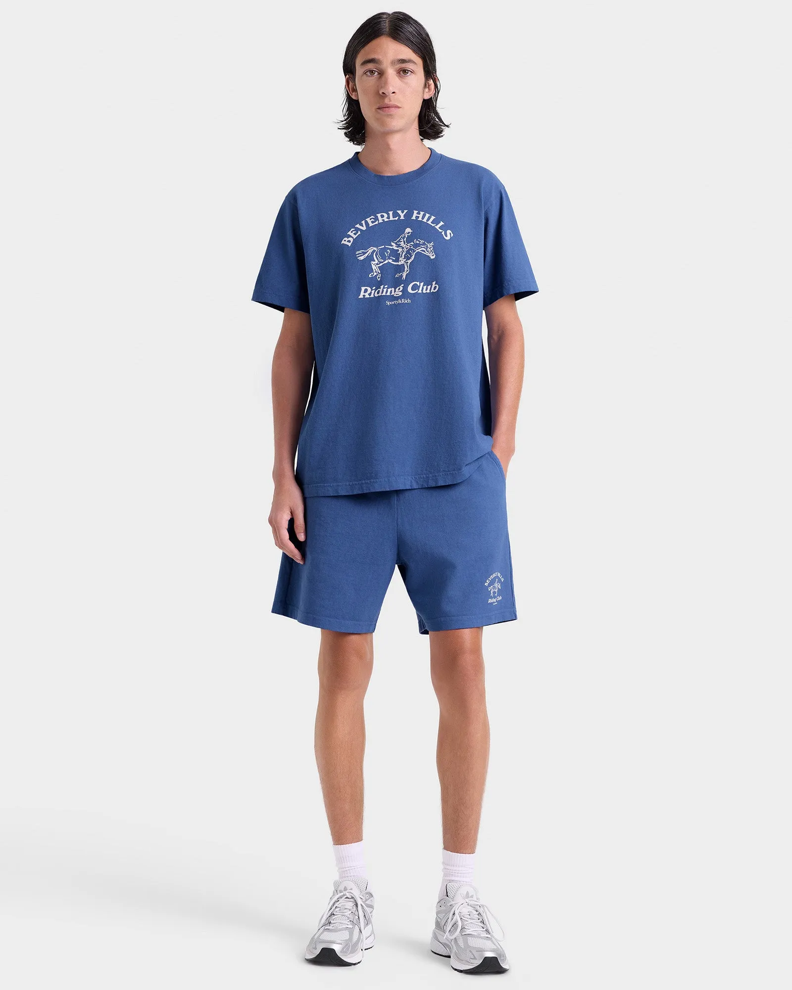 BH Riding Club T-Shirt - Pier Blue/Ecru sold by Sporty and Rich product image thumbnail 4