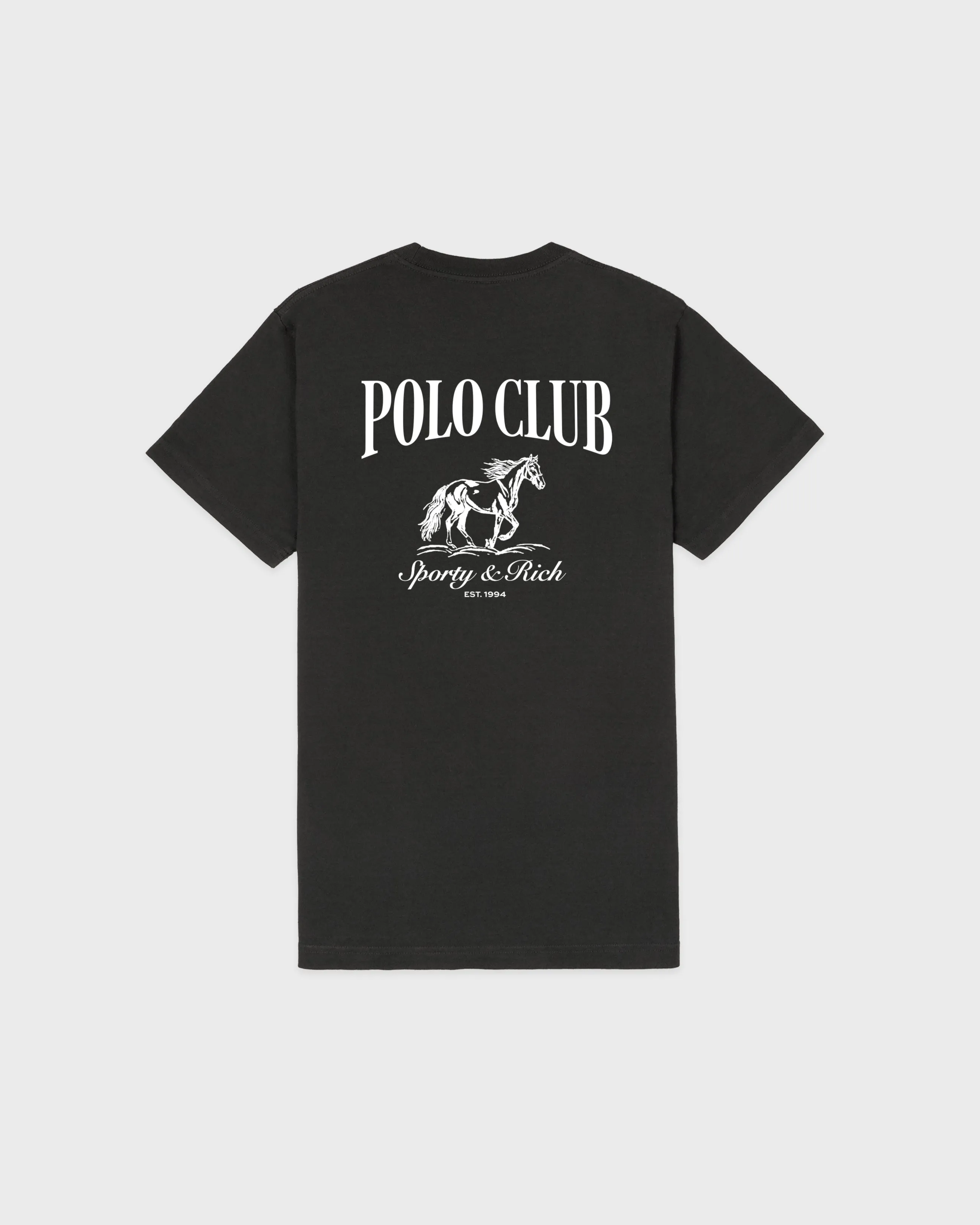 Stallion T-Shirt - Faded Black/White sold by Sporty and Rich product image thumbnail 5