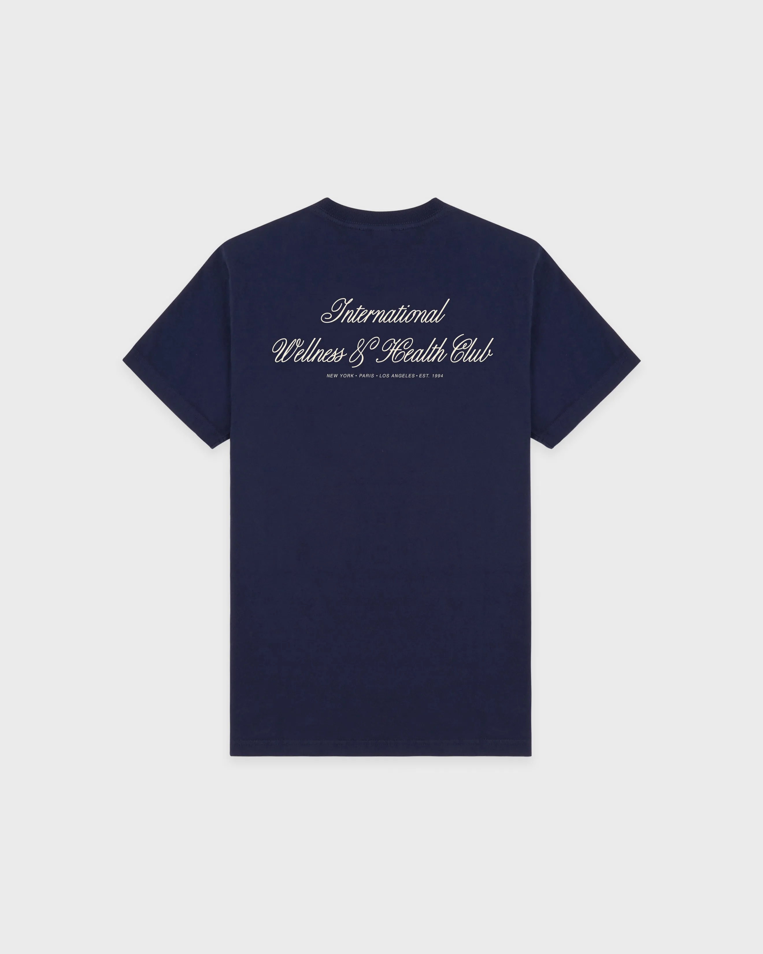 International T-Shirt - Navy/Ecru sold by Sporty and Rich product image thumbnail 5