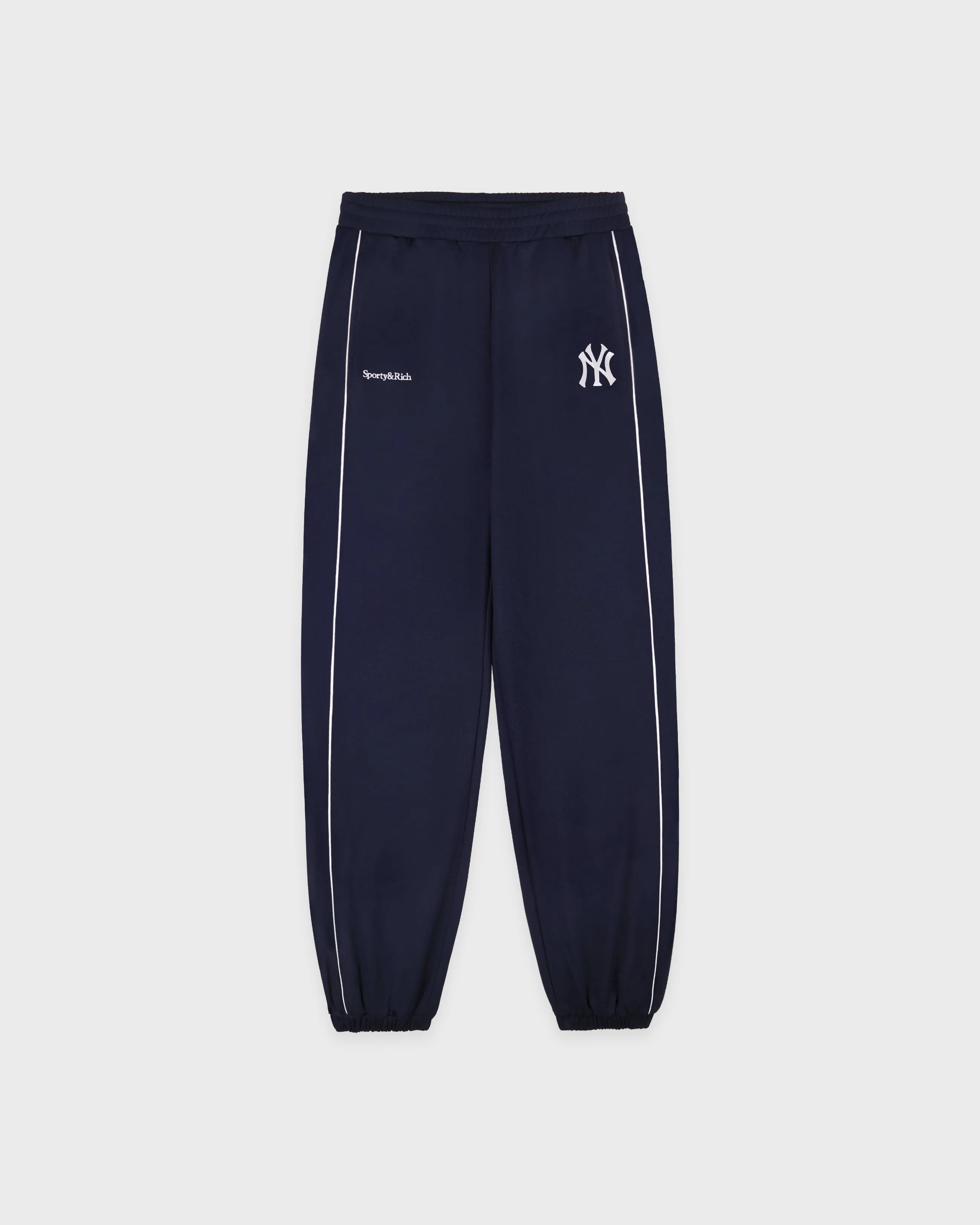 Heritage Yankees Serif 90S Elio Track Pant - Navy/White sold by Sporty and Rich