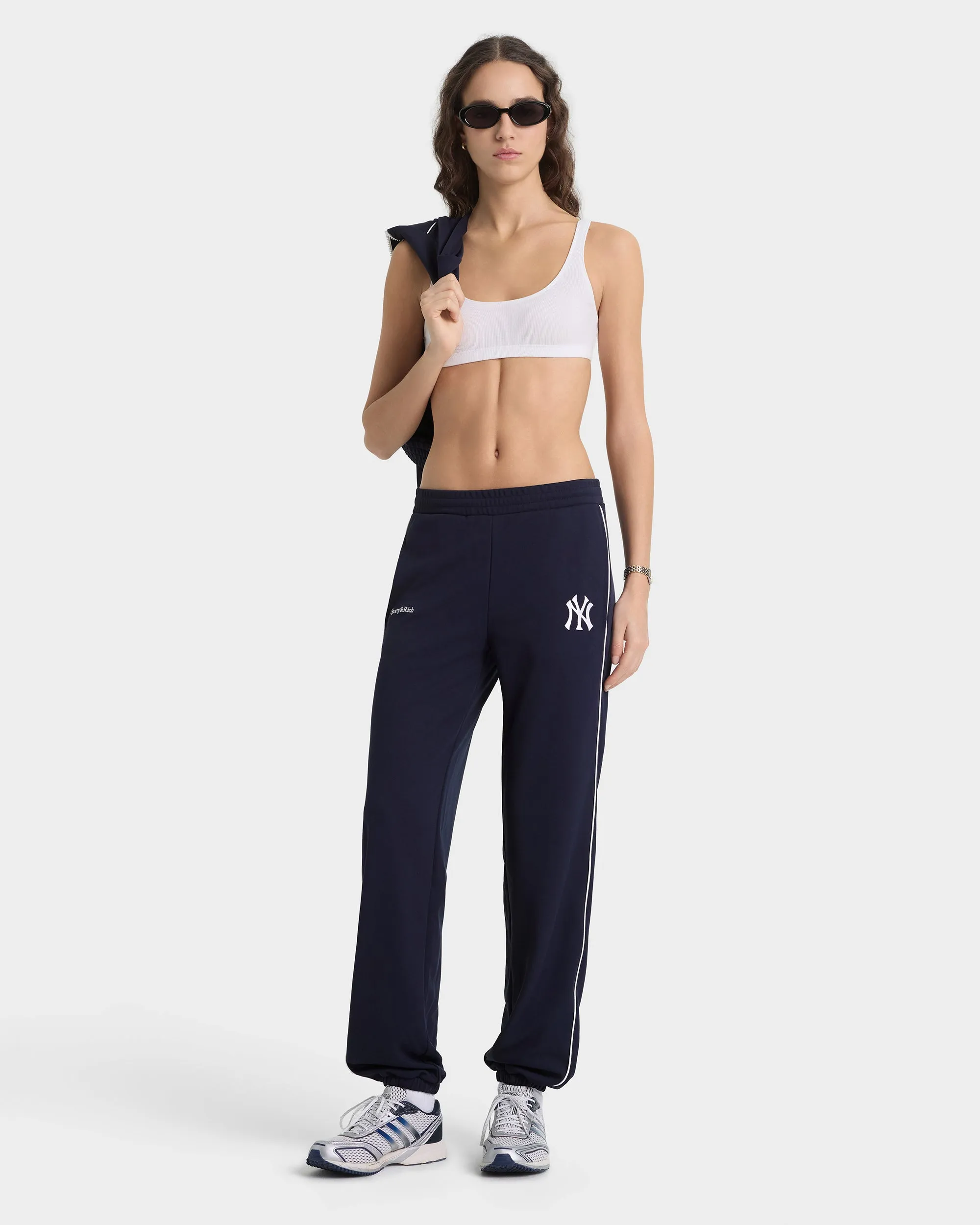 Heritage Yankees Serif 90S Elio Track Pant - Navy/White sold by Sporty and Rich product image thumbnail 2
