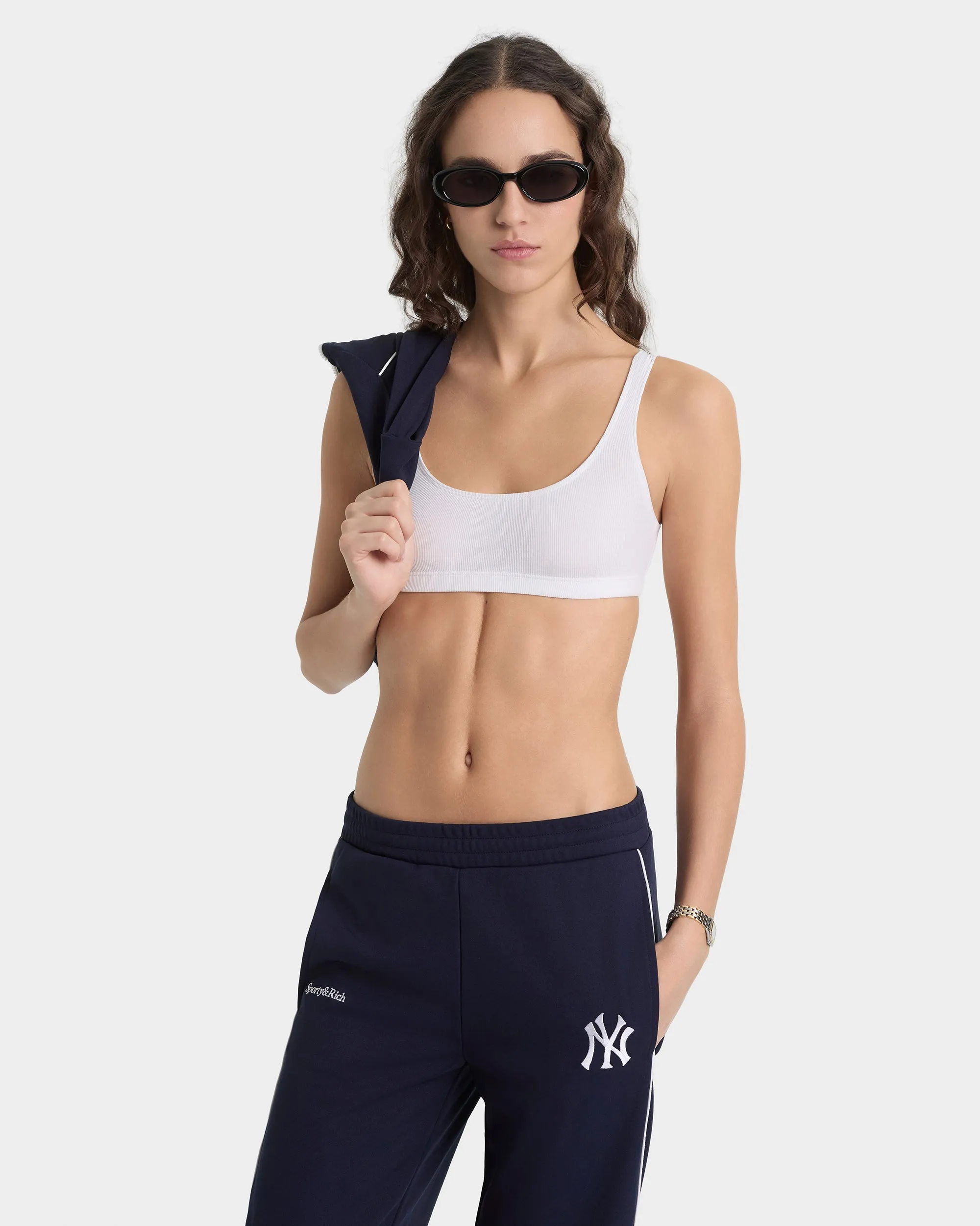 Heritage Yankees Serif 90S Elio Track Pant - Navy/White sold by Sporty and Rich product image thumbnail 3