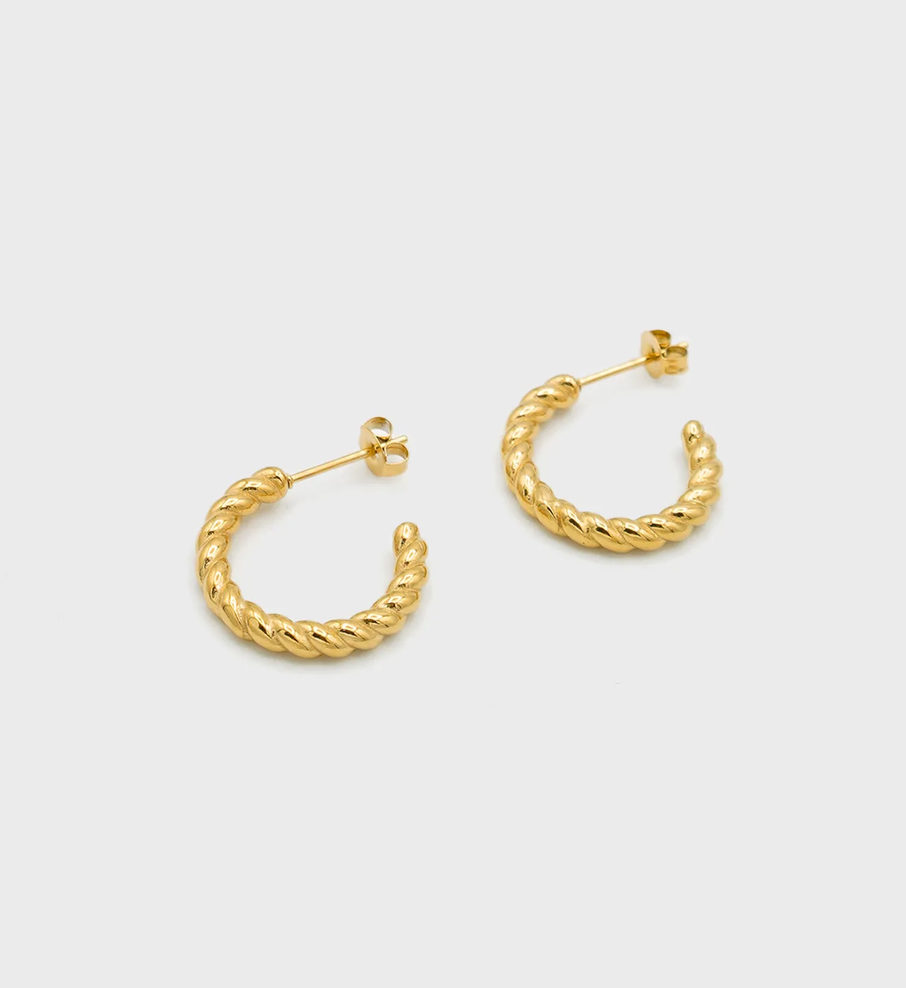 Twisted Hoop Earring sold by Sporty and Rich