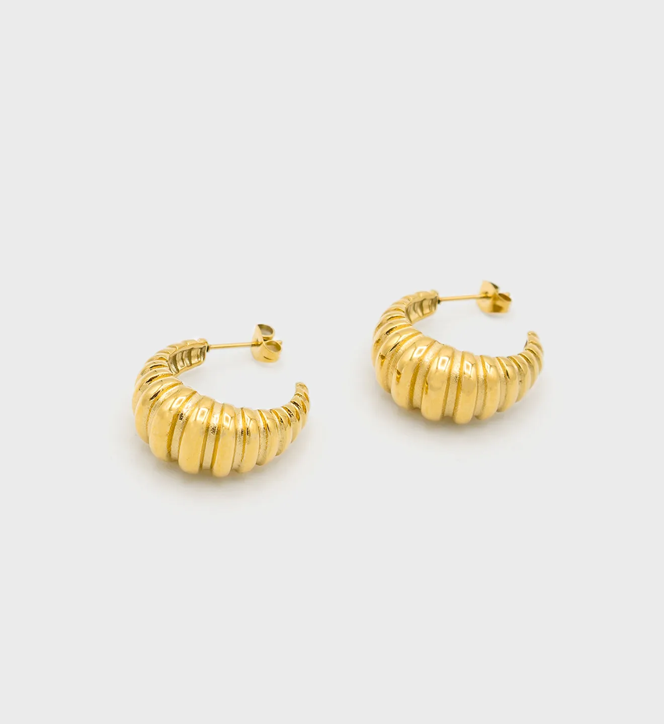 Textured Hoop Earring sold by Sporty and Rich