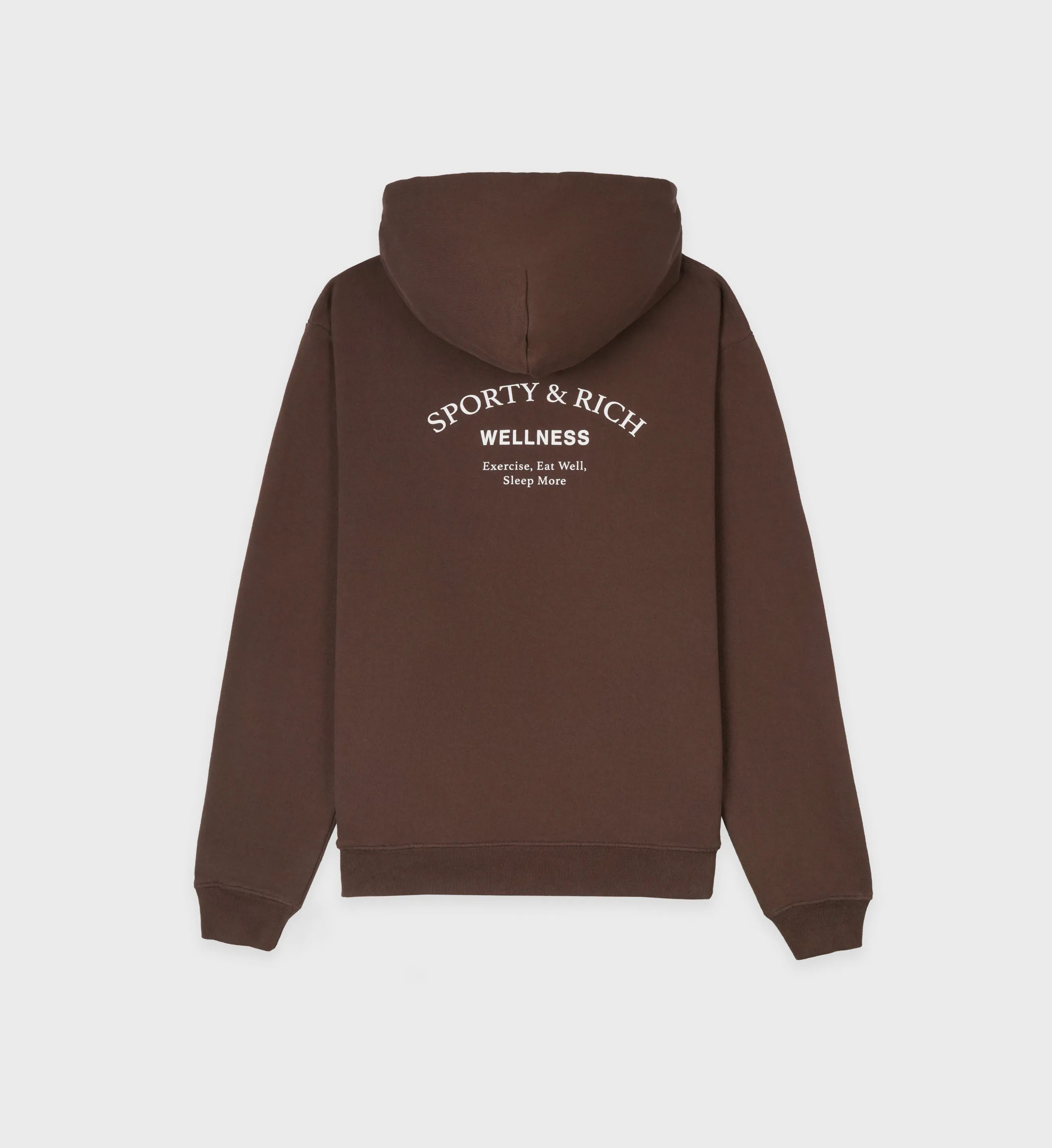 Wellness Studio Hoodie - Chocolate sold by Sporty and Rich product image thumbnail 2
