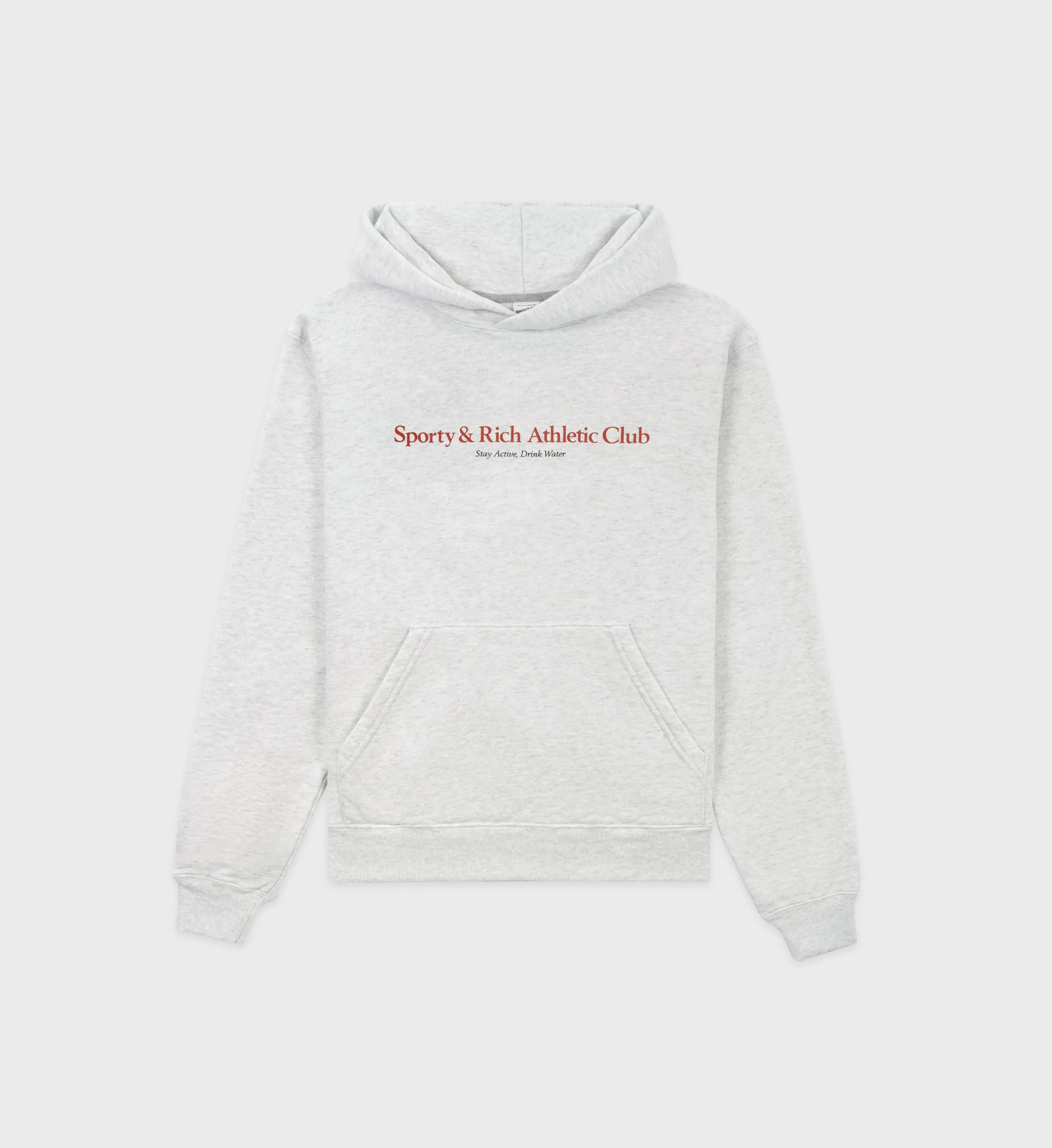 Athletic Club Hoodie - Heather Gray sold by Sporty and Rich