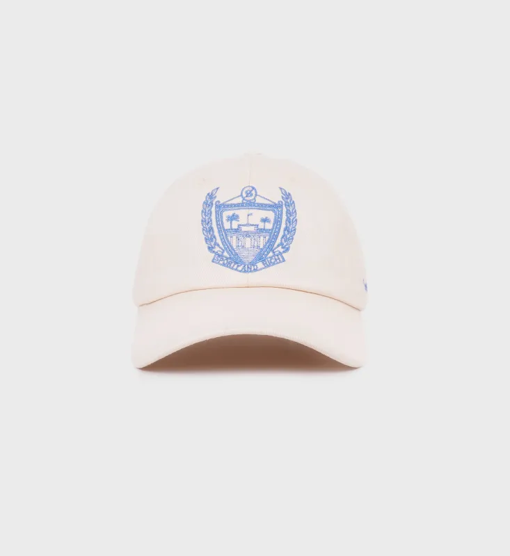 Beverly Hills Hat - Cream/Ocean sold by Sporty and Rich