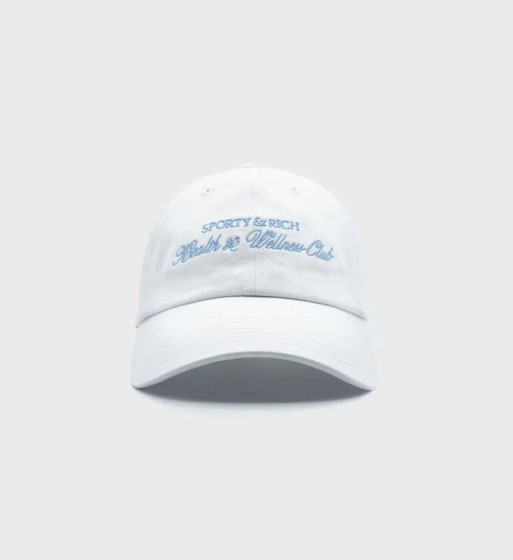 H&W Club Hat - White/Hydrangea made by Sporty and Rich