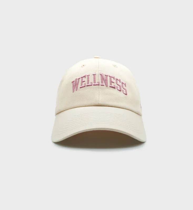 Wellness Ivy Hat - Cream/Rose sold by Sporty and Rich