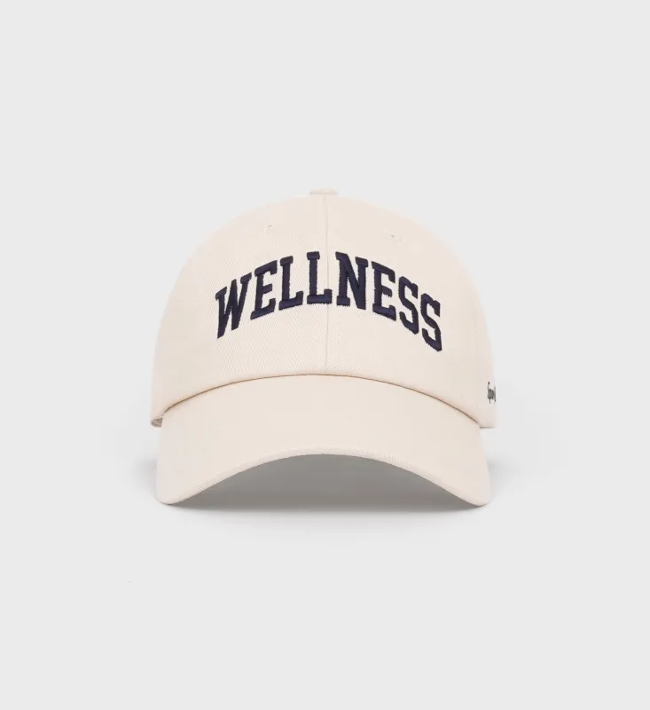 Wellness Ivy Hat - Cream/Navy sold by Sporty and Rich