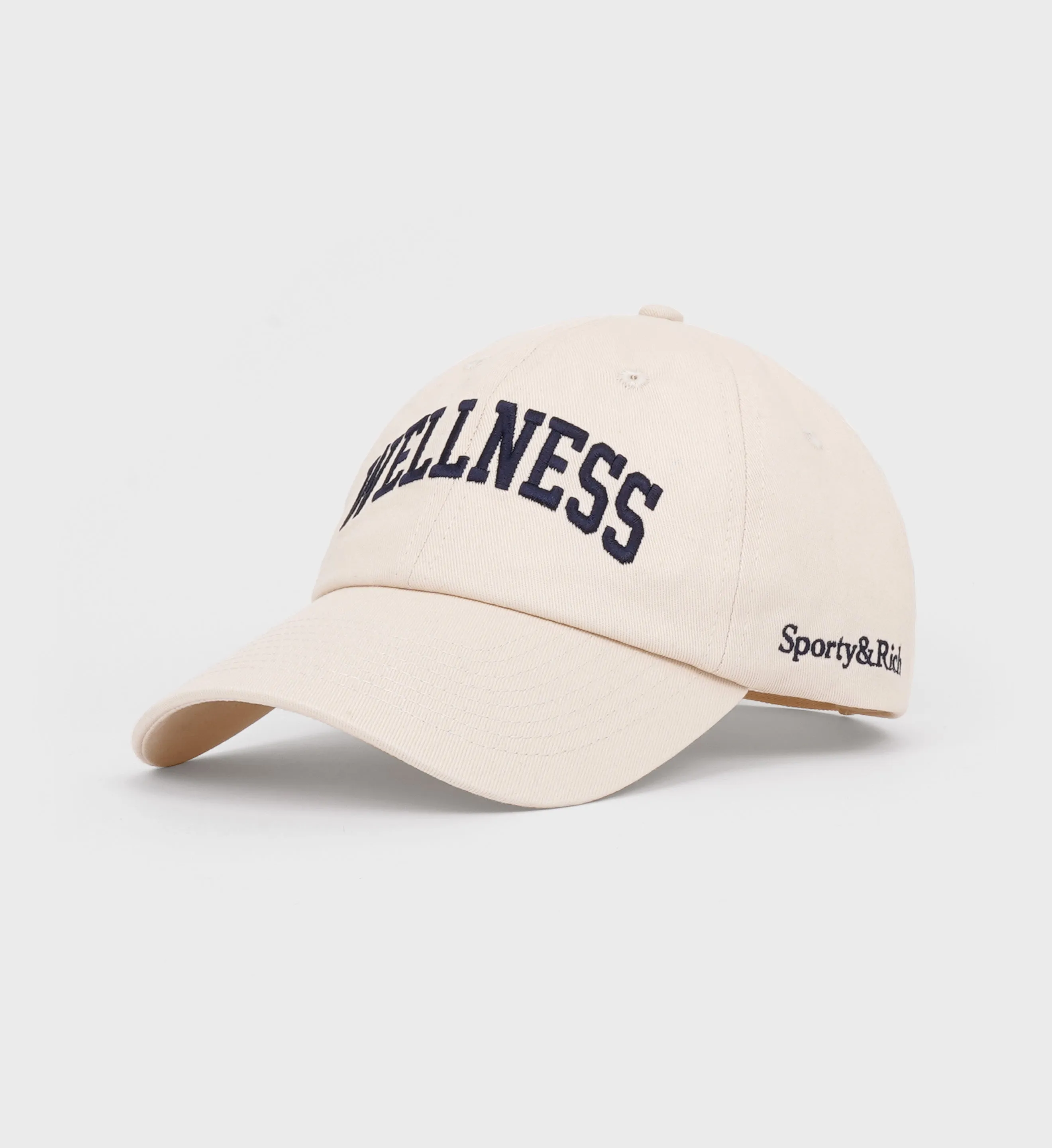Wellness Ivy Hat - Cream/Navy sold by Sporty and Rich product image thumbnail 2