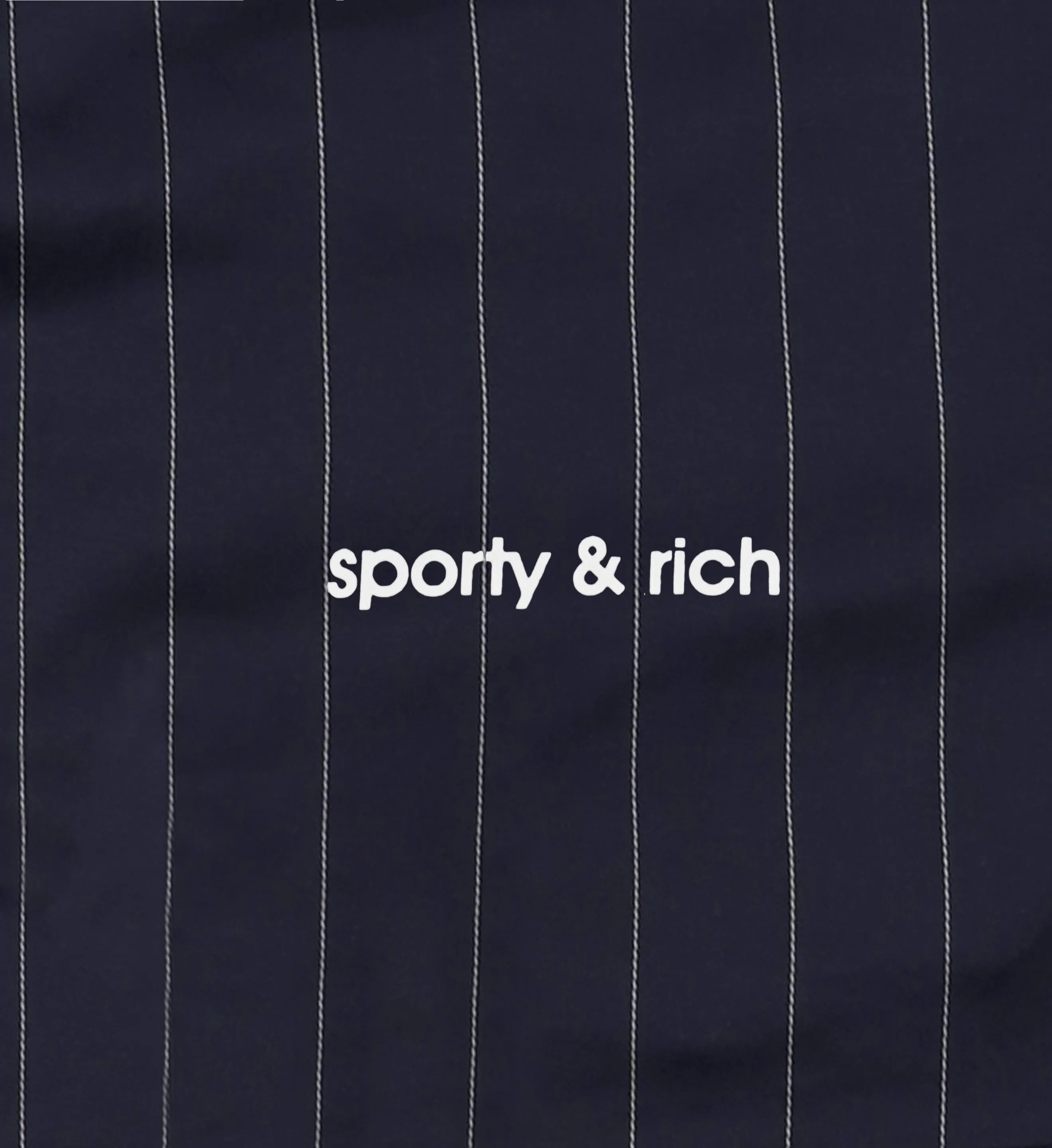Track Short - Navy/Cream sold by Sporty and Rich product image thumbnail 3