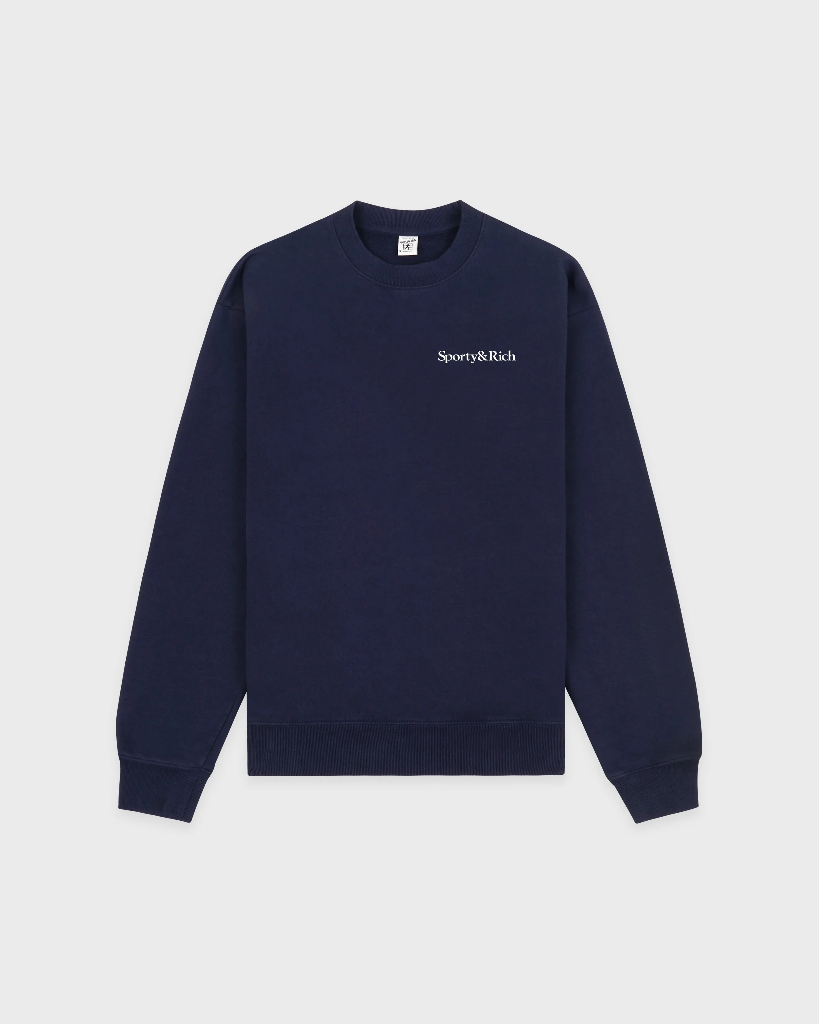 Play Tennis Crewneck - Navy/White sold by Sporty and Rich