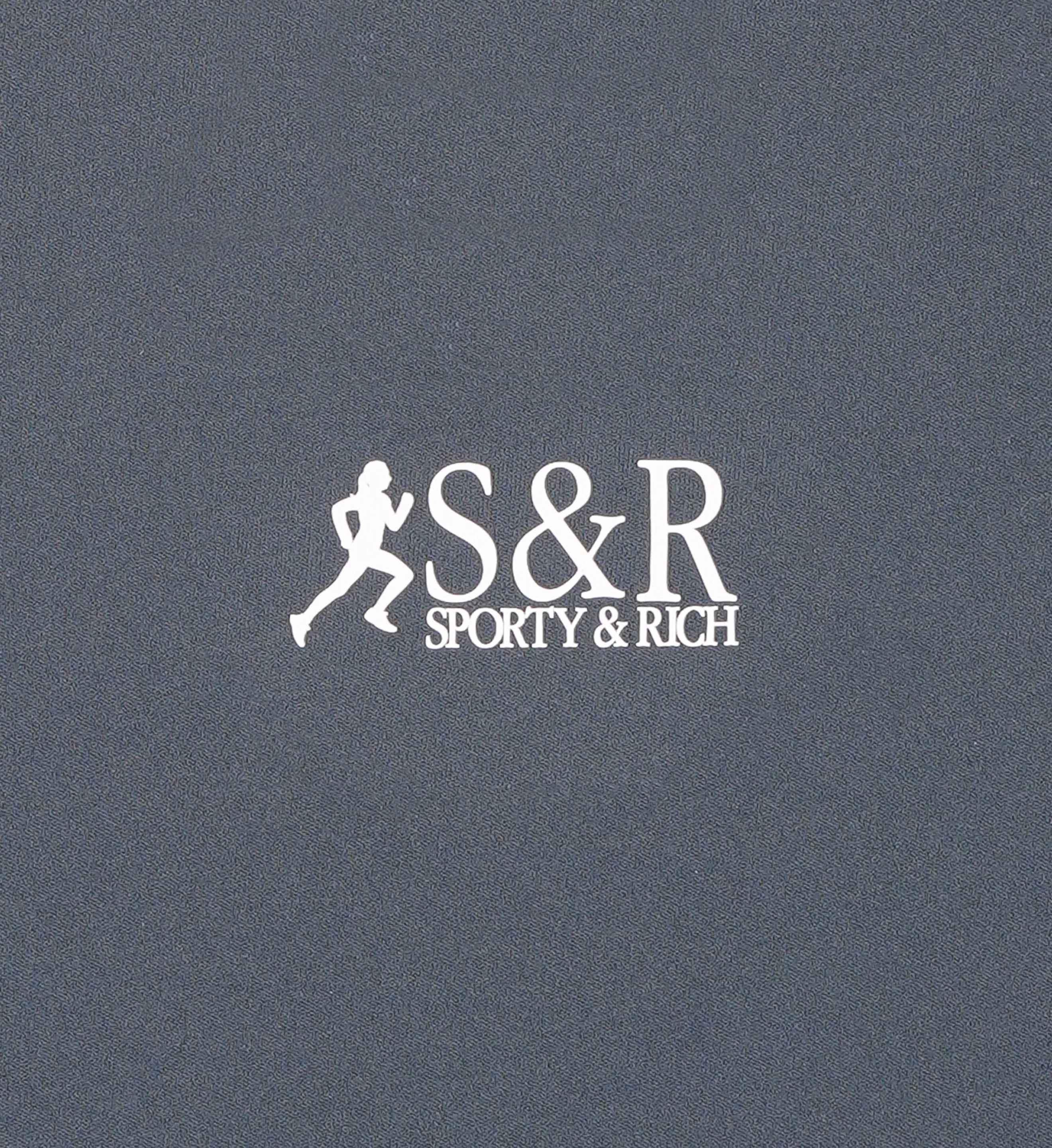 Action Logo Sports Bra - Slate/White sold by Sporty and Rich product image thumbnail 3