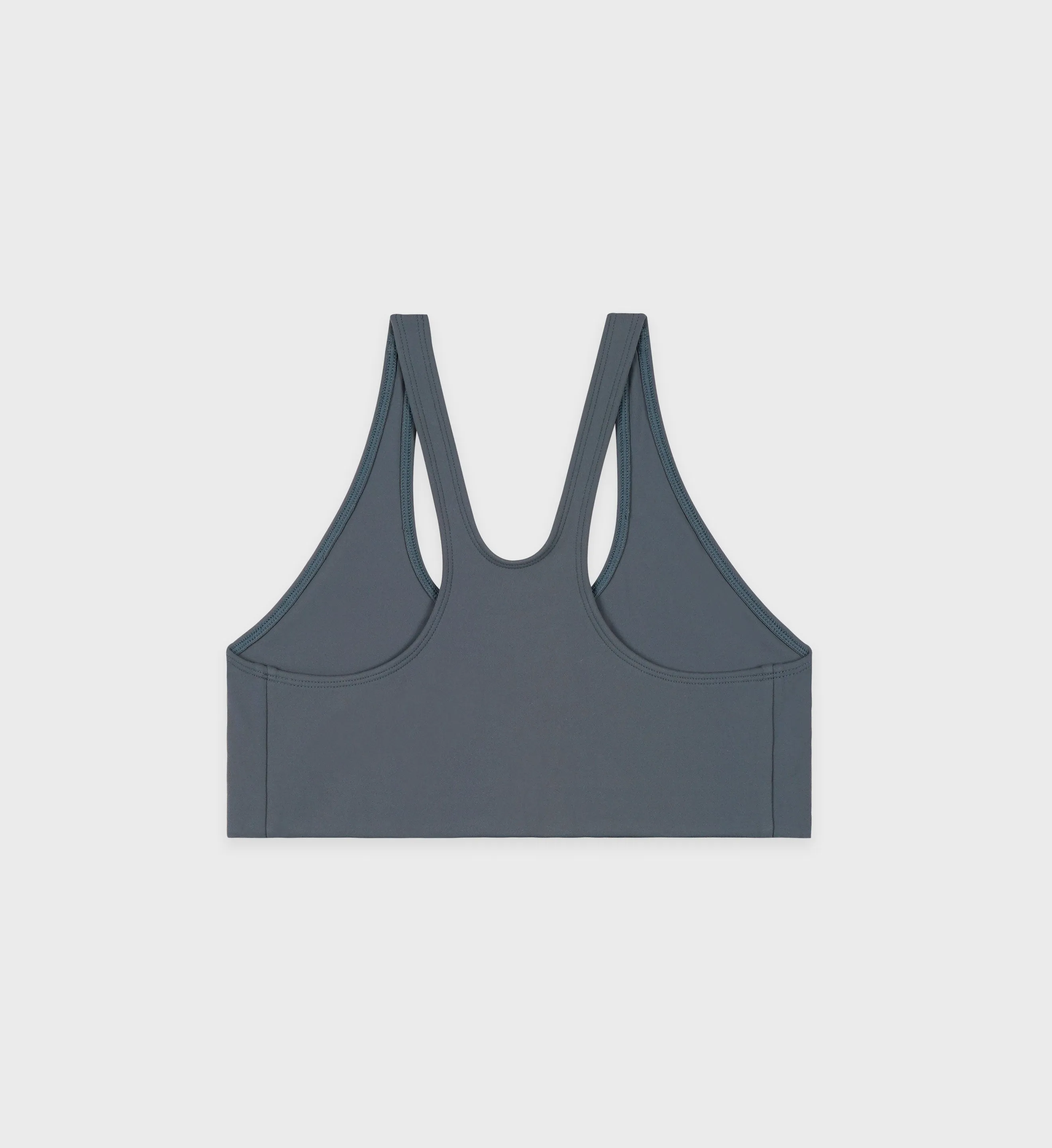 Action Logo Sports Bra - Slate/White sold by Sporty and Rich product image thumbnail 2