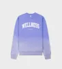 Wellness Ivy Crewneck - Dip Dye Blue/White sold by Sporty and Rich