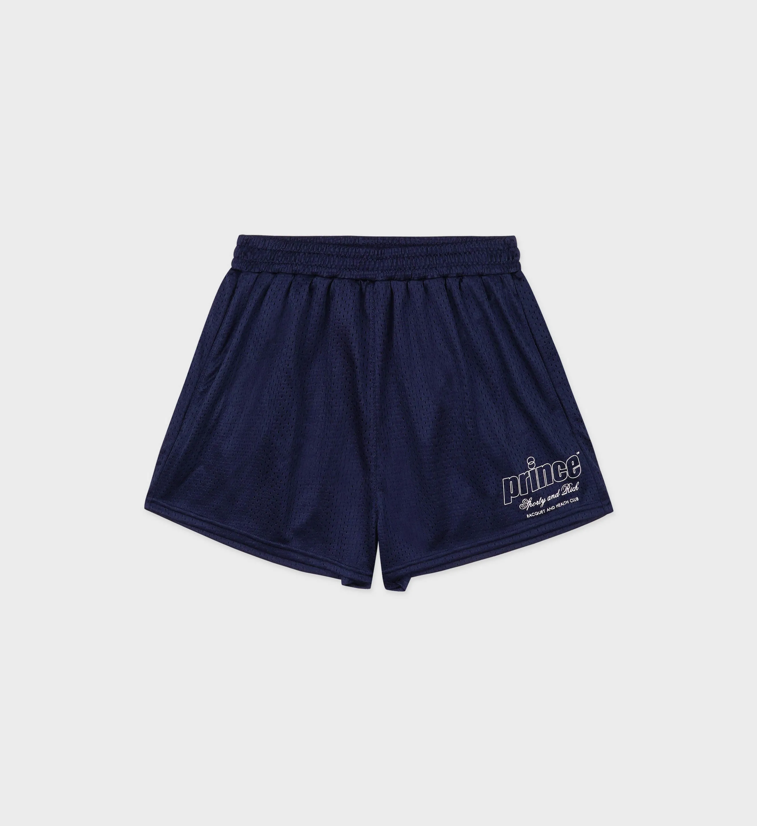 Prince Health Mesh Disco Short - Navy/White sold by Sporty and Rich