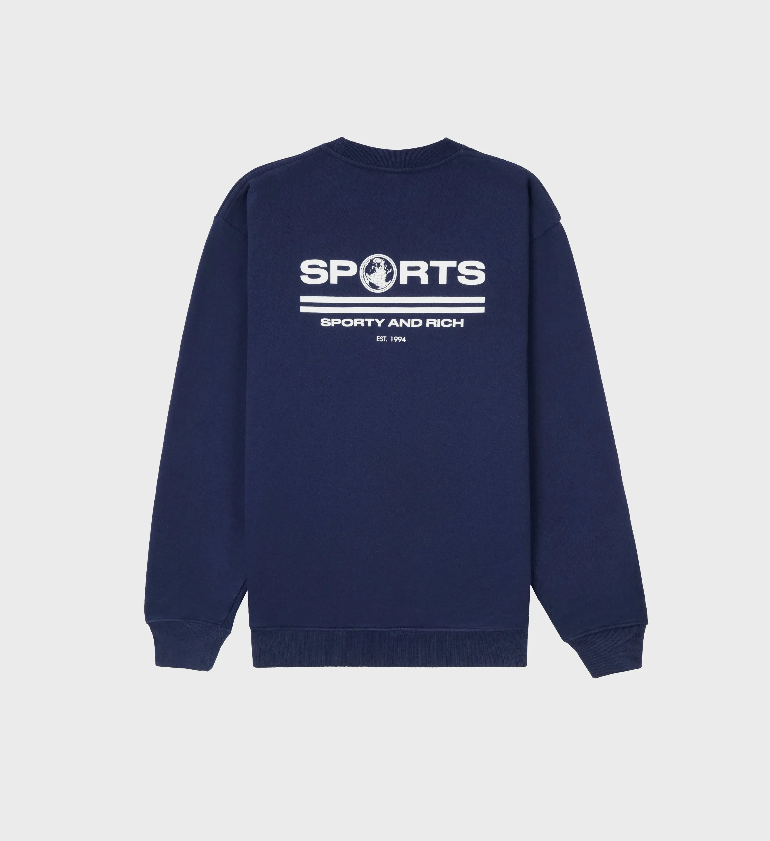 Sports Crewneck - Navy sold by Sporty and Rich product image thumbnail 2