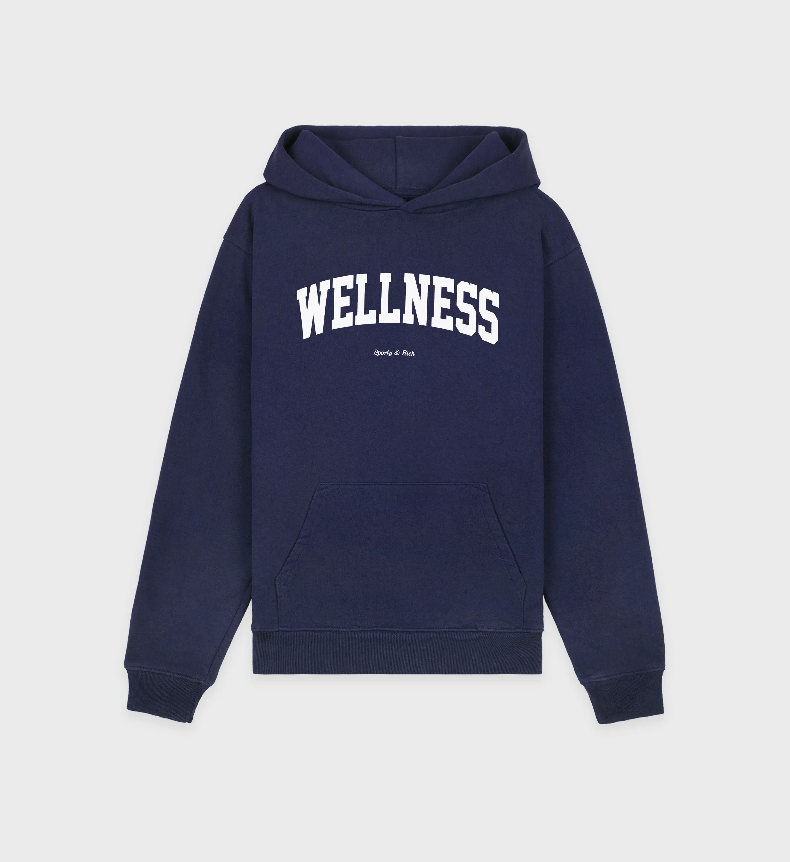 Wellness Ivy Hoodie - Navy/White sold by Sporty and Rich