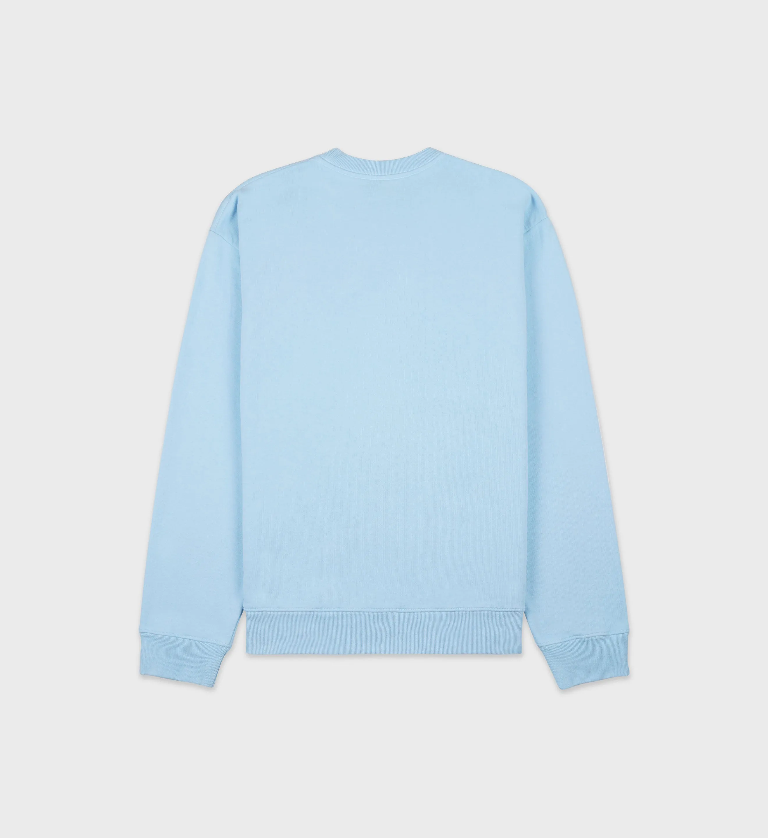 NY Health Club Flocked Crewneck - H2O/Navy sold by Sporty and Rich product image thumbnail 2